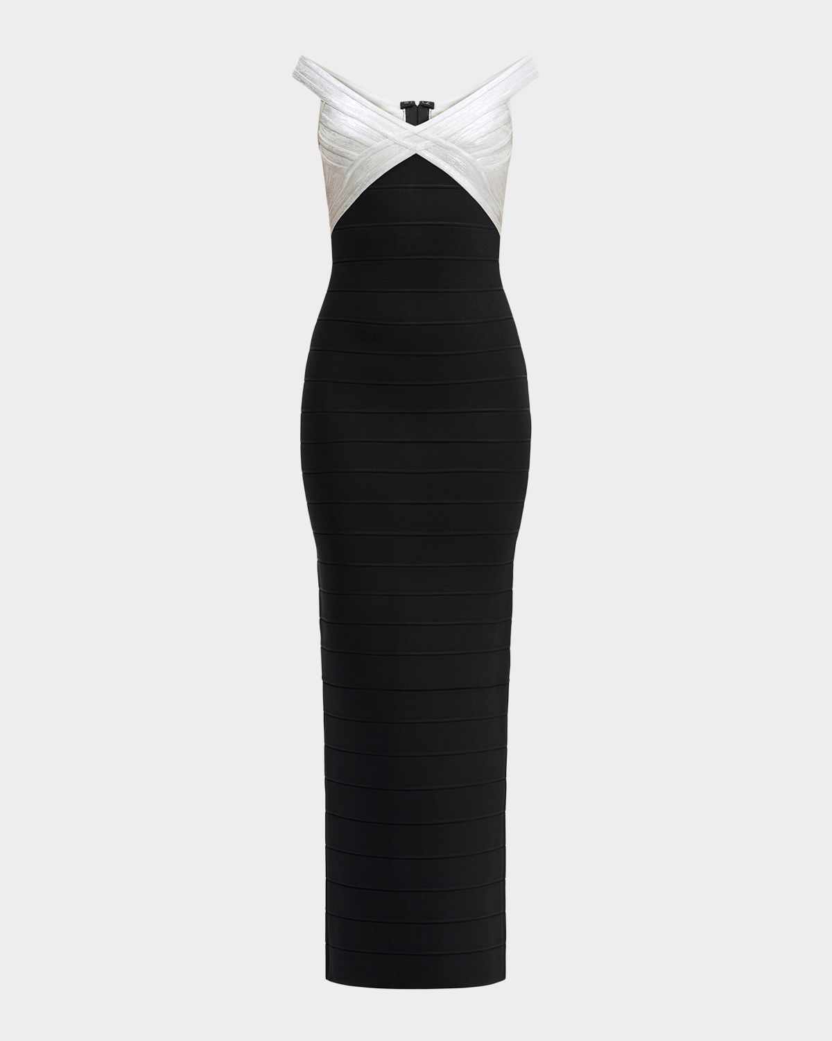 Herve Leger The Metallic Bandage Maxi Dress | Thumbnail 8