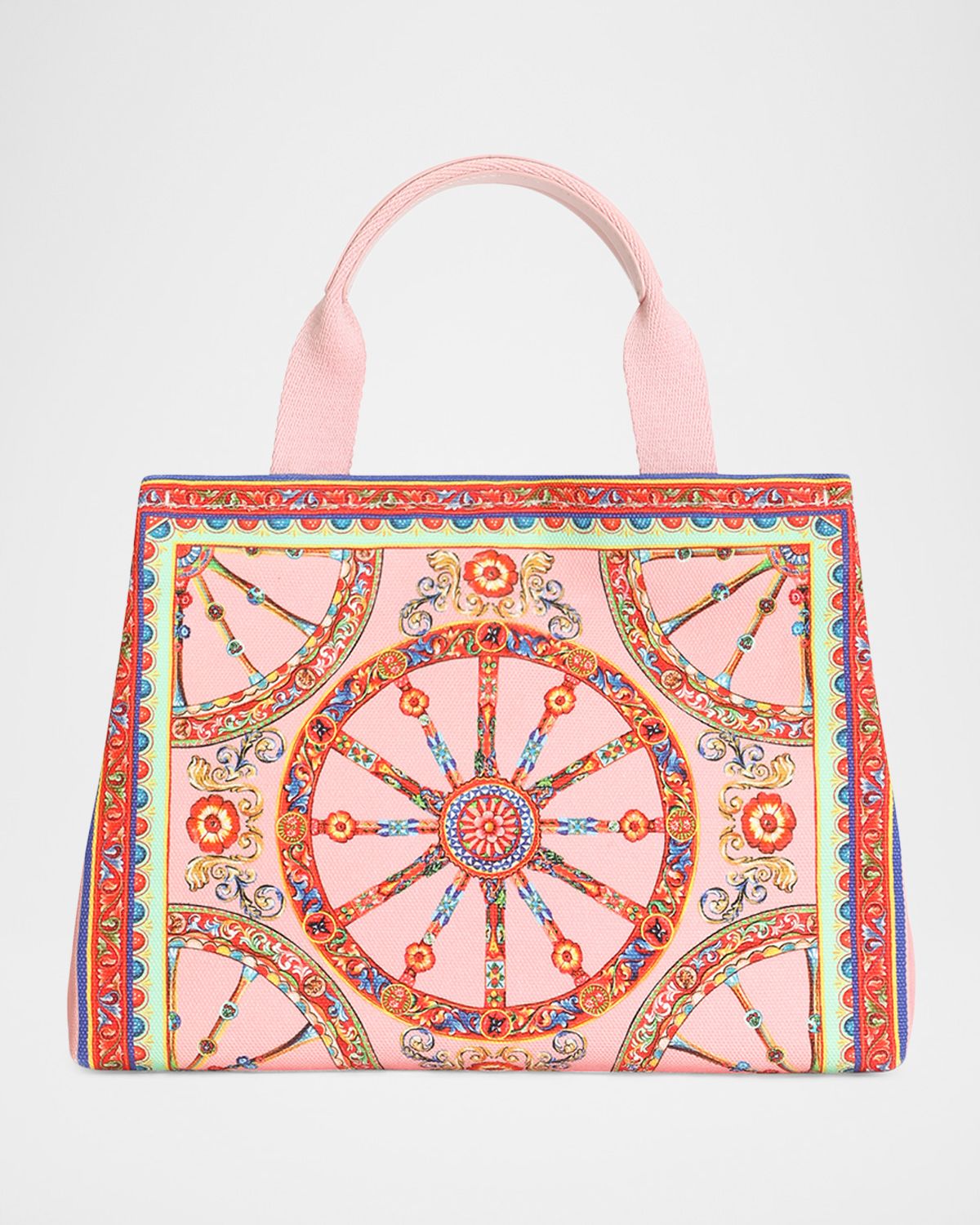 Dolce & Gabbana Kid 's Carretto-Print Tote Bag | Thumbnail 4