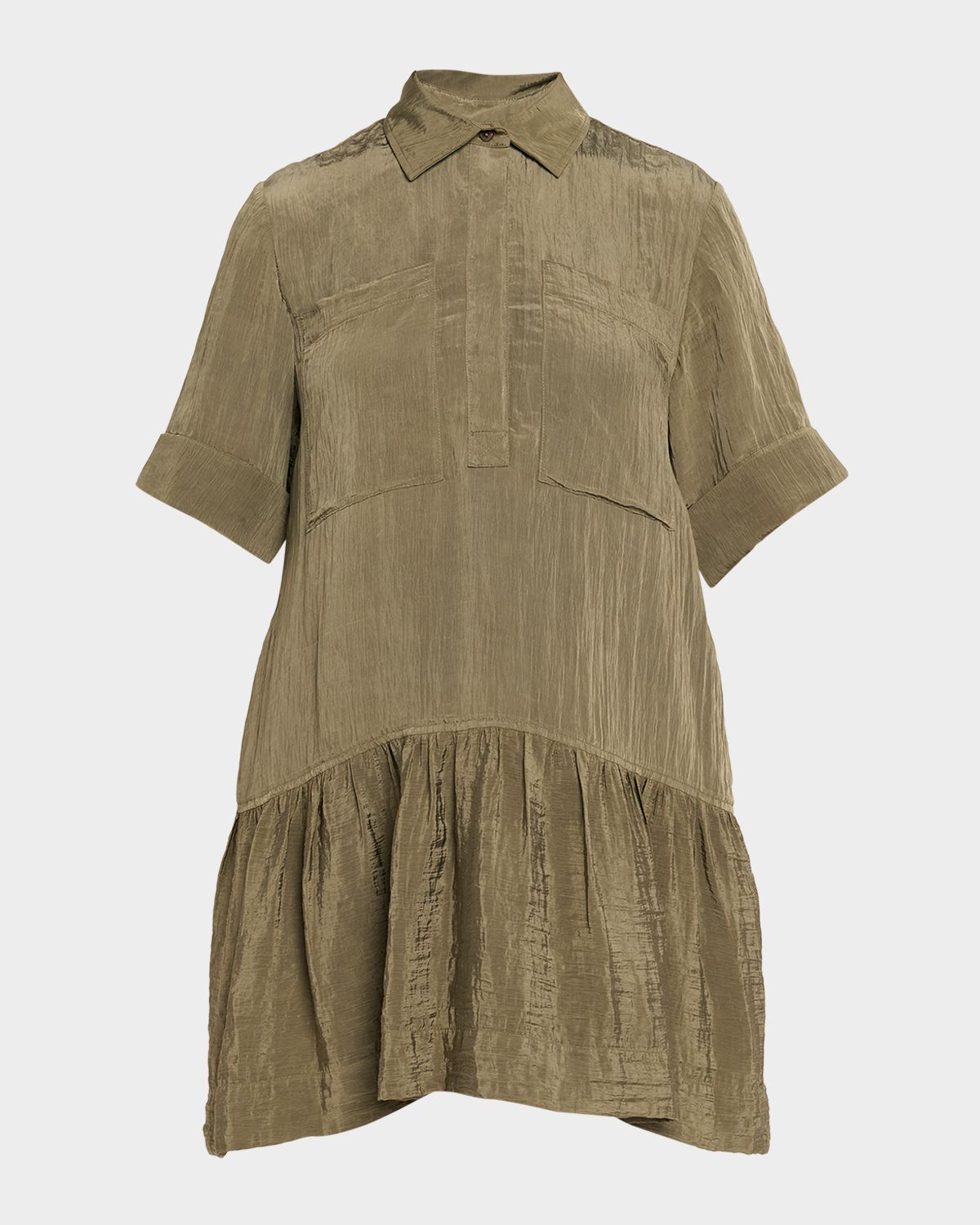 SIMKHAI Cris Short-Sleeve Shirtdress - Women's Clothing