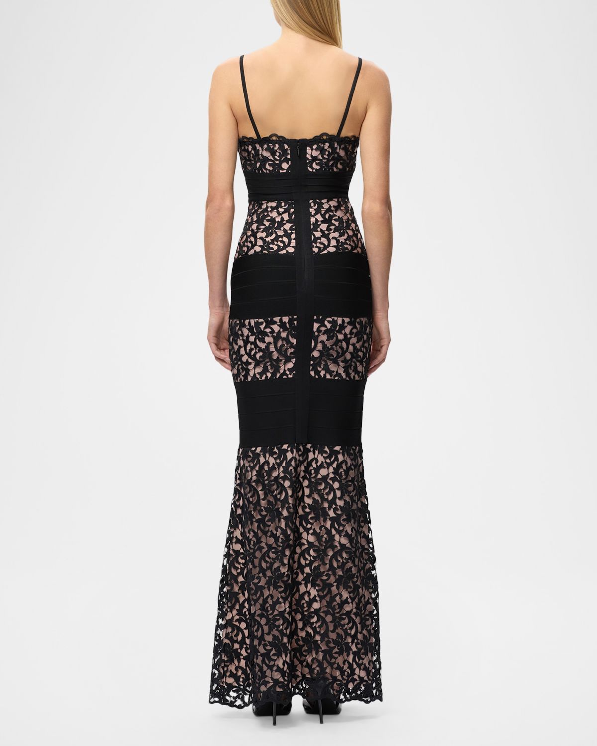 Herve Leger The Marielle Lace Gown | Thumbnail 3 Herve Leger The Marielle Lace Gown | Thumbnail 3