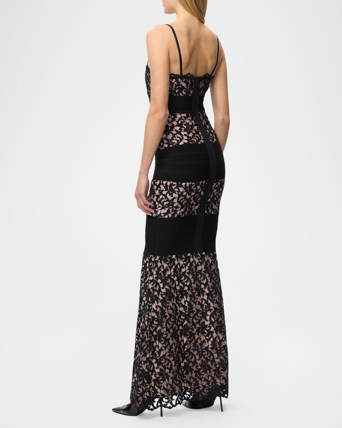 Herve Leger The Marielle Lace Gown | Thumbnail 6 Herve Leger The Marielle Lace Gown | Thumbnail 6