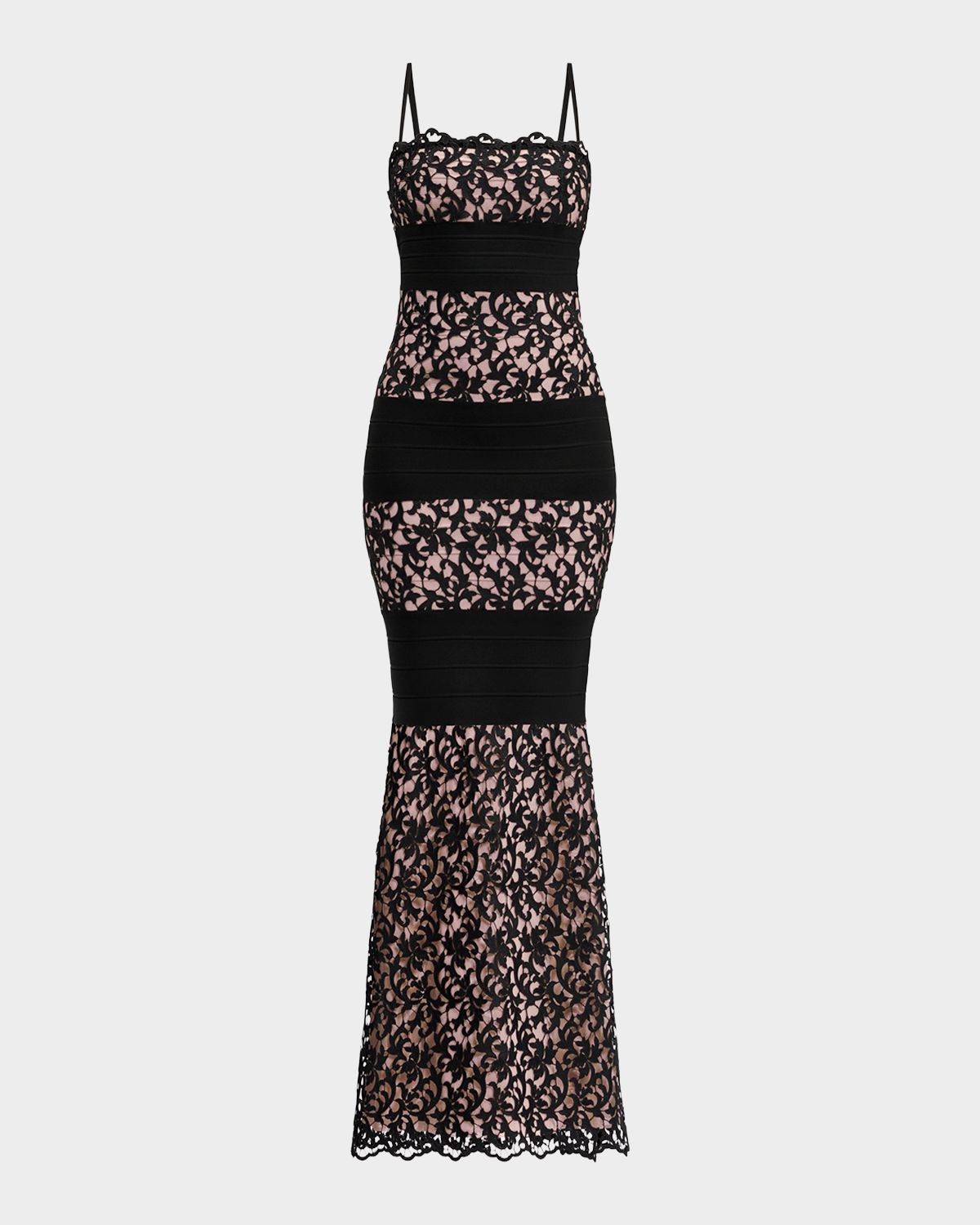 Herve Leger The Marielle Lace Gown