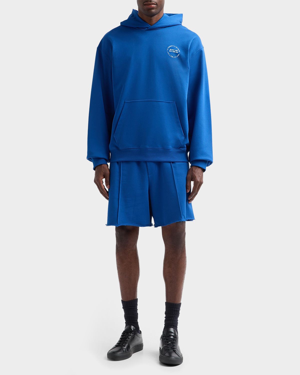 Helmut Lang Men 's Terry Pintuck Pleated Shorts | Thumbnail 2 Helmut Lang Men 's Terry Pintuck Pleated Shorts | Thumbnail 2