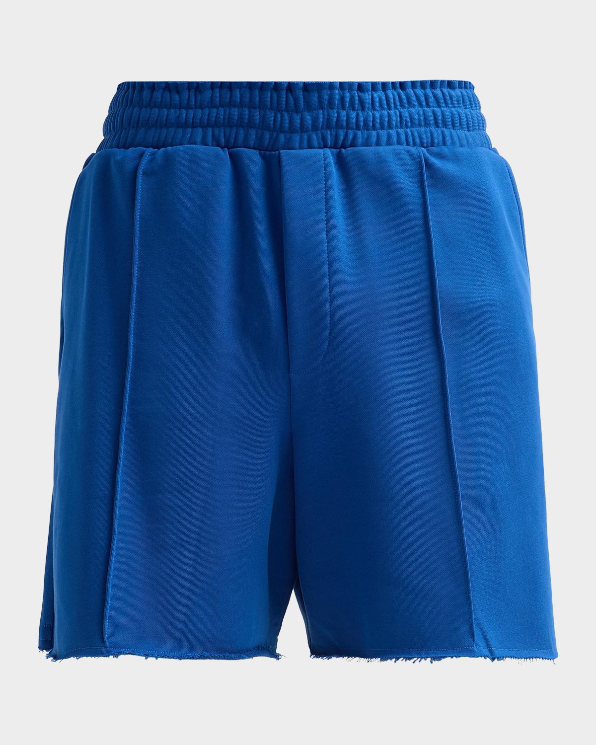 Helmut Lang Men 's Terry Pintuck Pleated Shorts