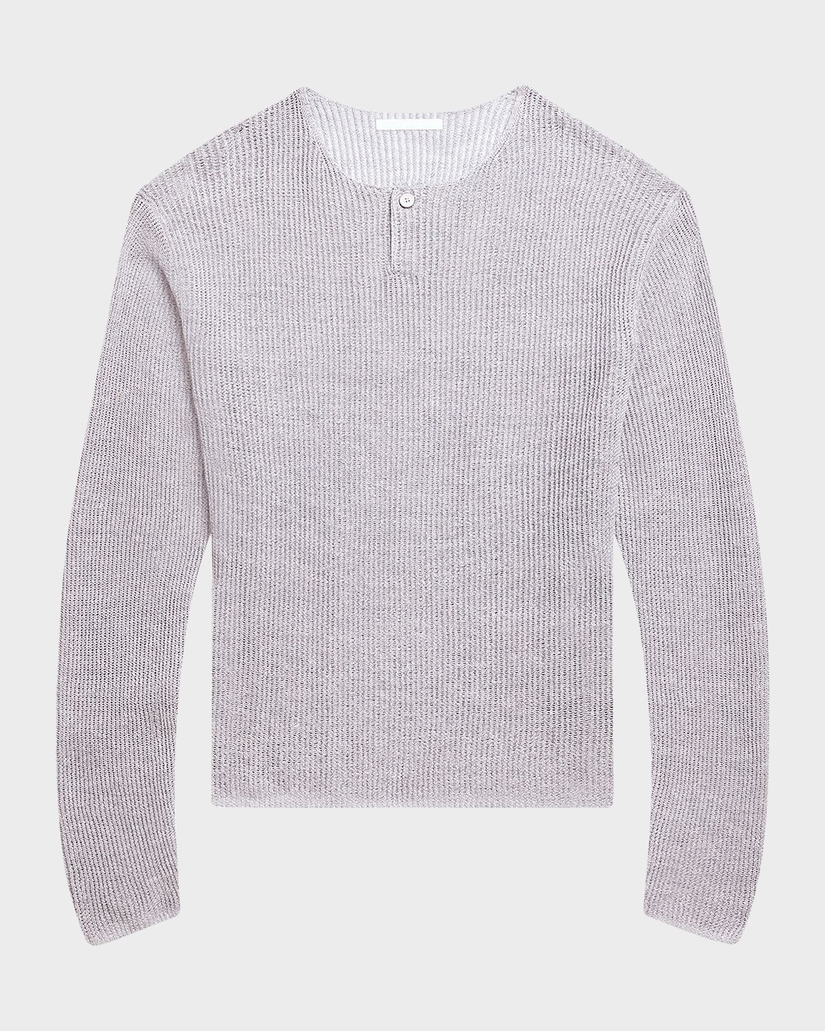 Helmut Lang Men 's Waffle-Knit Henley T-Shirt