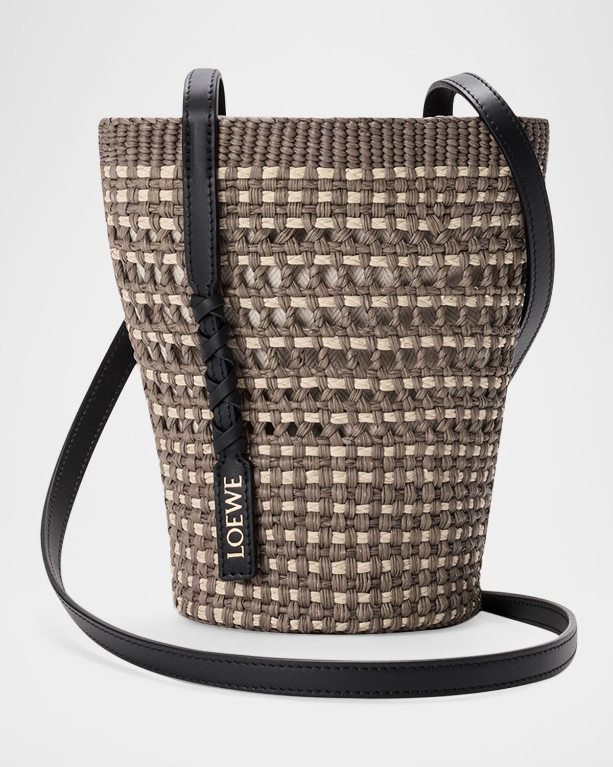Loewe x Paula 's Ibiza Braid Woven Palm Leaf Crossbody Bag