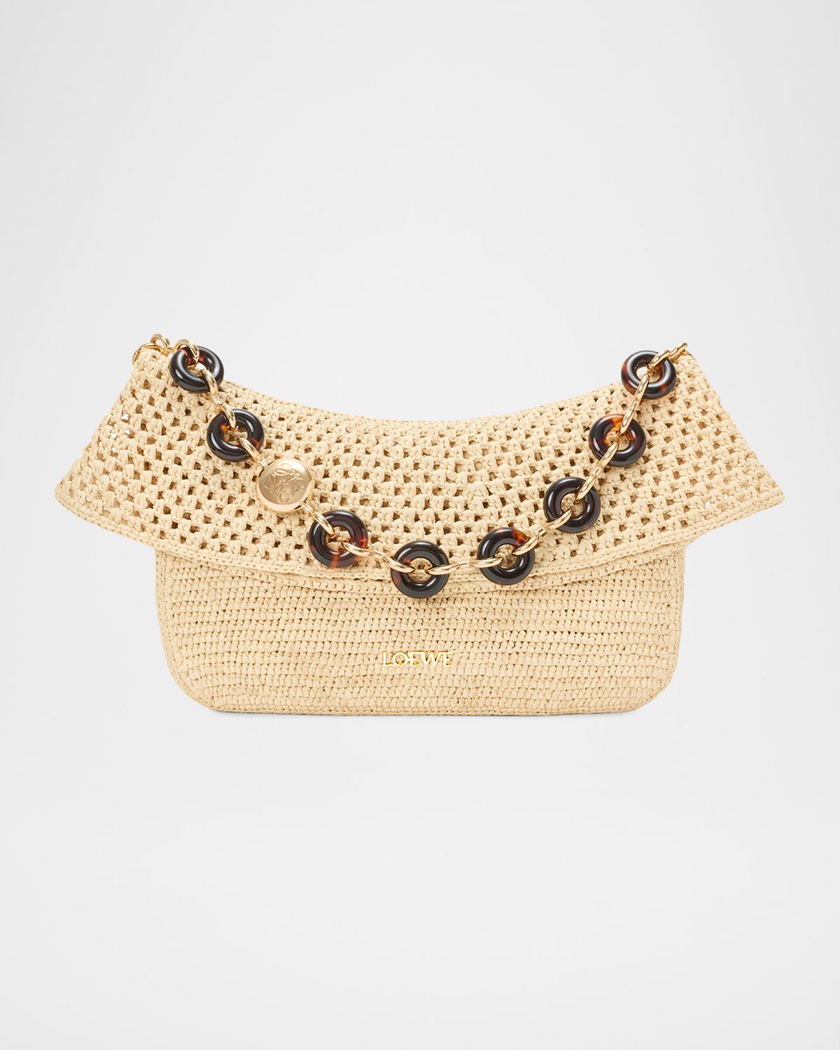 Loewe x Paula 's Ibiza Ola Medium Bag in Raffia