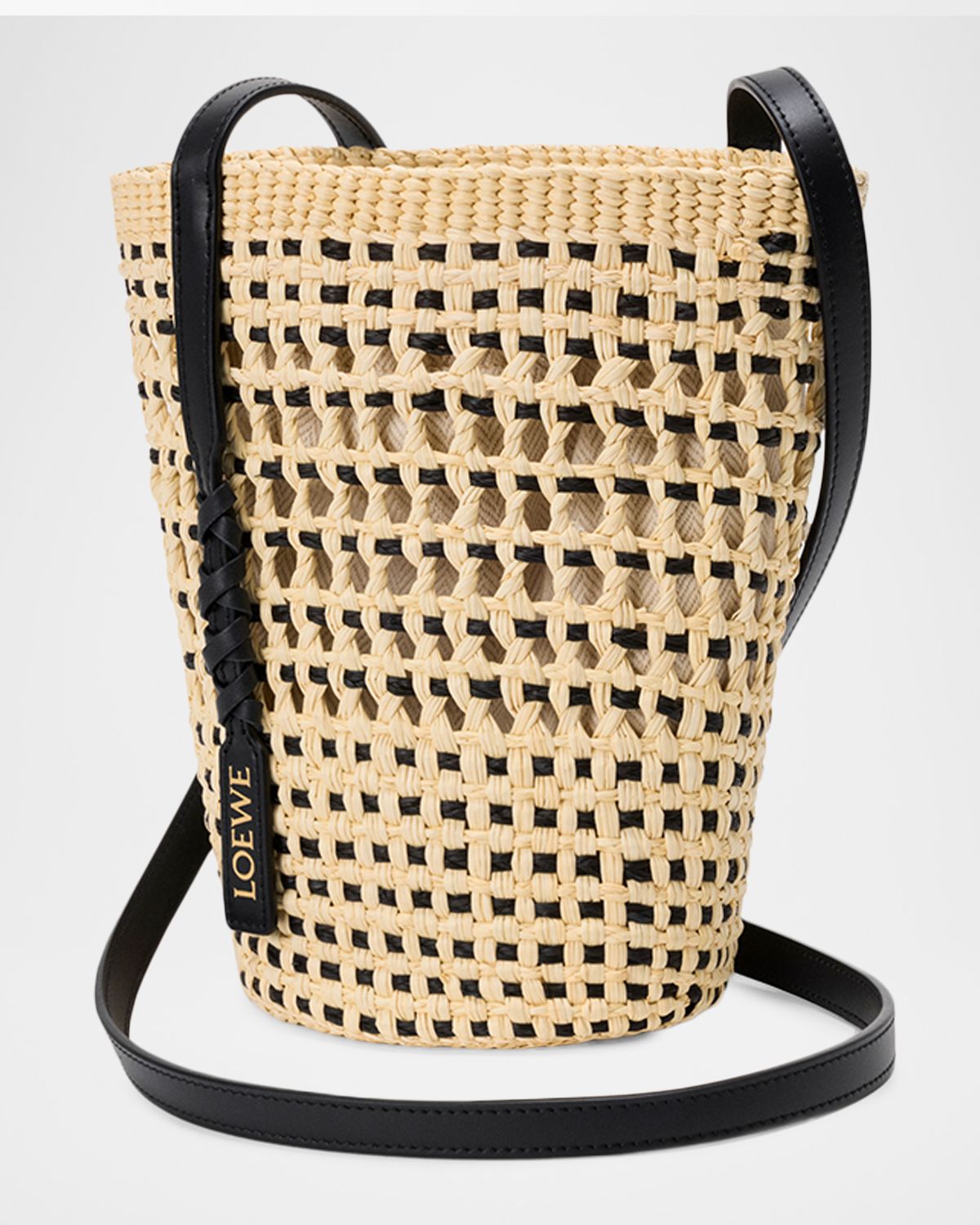 Loewe x Paula 's Ibiza Braid Woven Palm Leaf Crossbody Bag