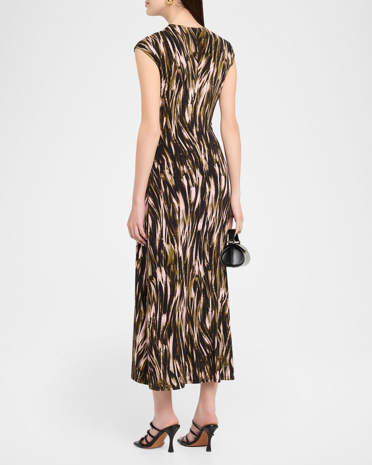 Proenza Schouler White Label Natalie Printed Jersey Midi Dress | Thumbnail 3 Proenza Schouler White Label Natalie Printed Jersey Midi Dress | Thumbnail 3