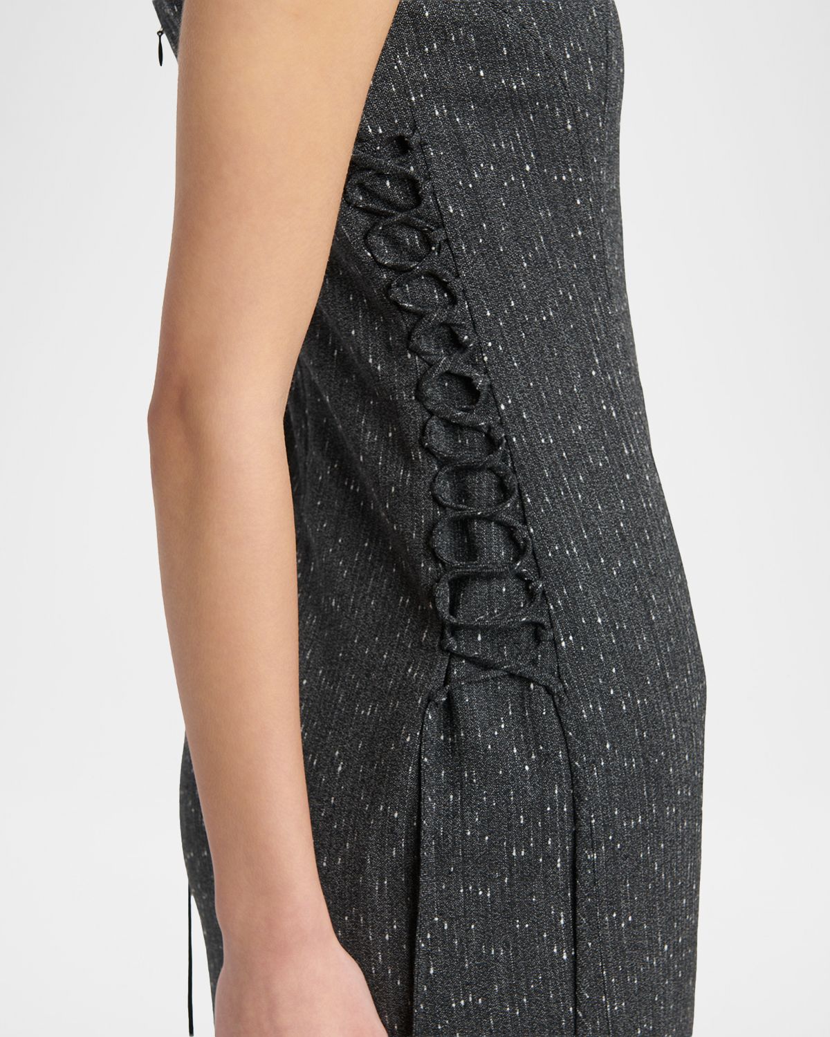 McQueen Sleeveless Laced Sheath Dress | Thumbnail 5