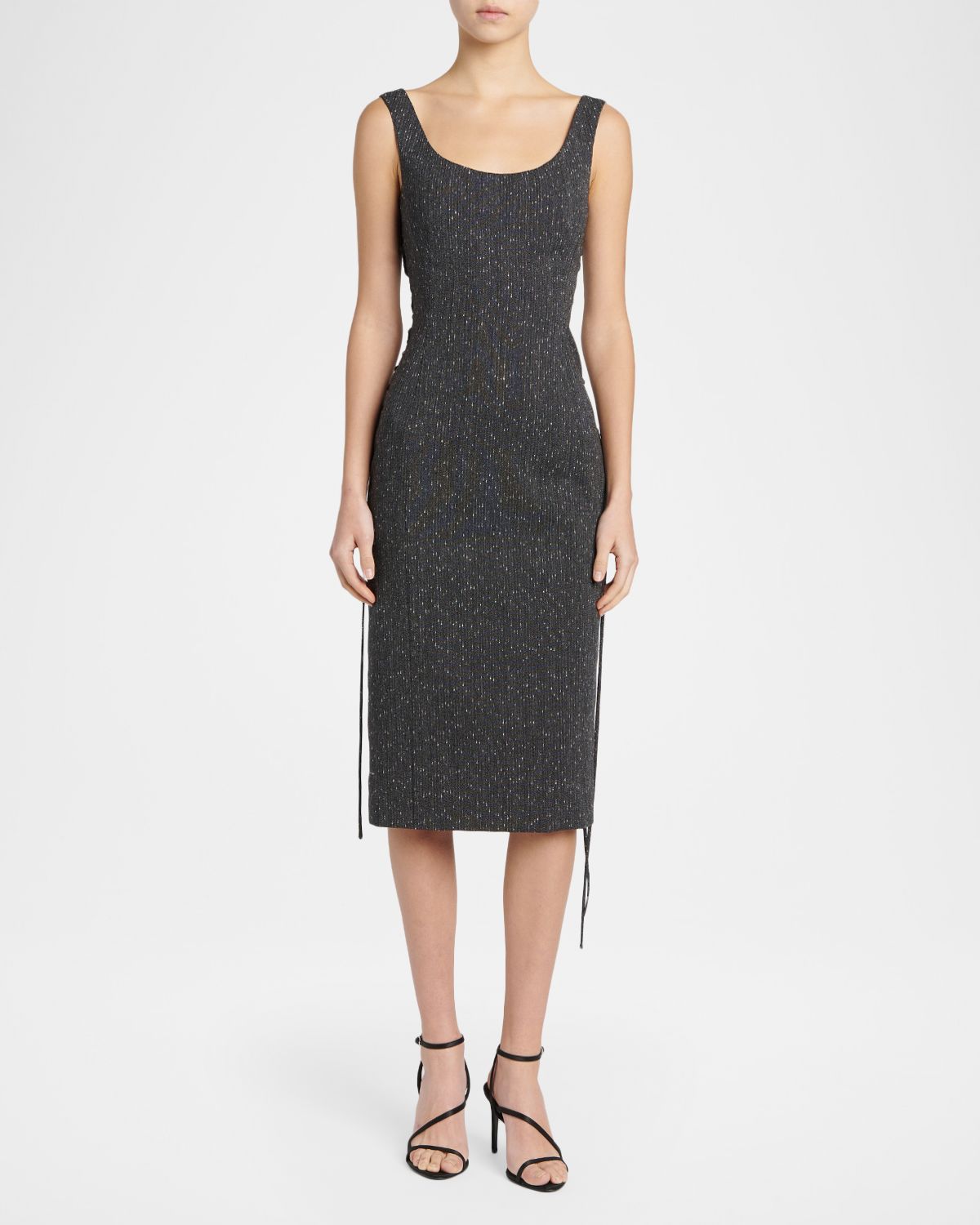 McQueen Sleeveless Laced Sheath Dress | Thumbnail 2