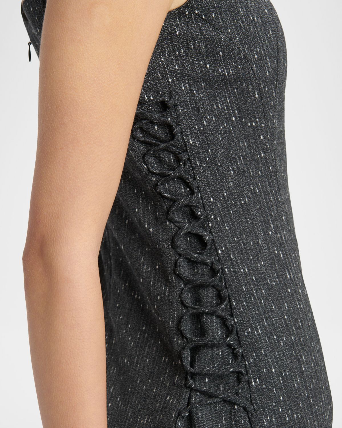 McQueen Sleeveless Laced Sheath Dress | Thumbnail 5