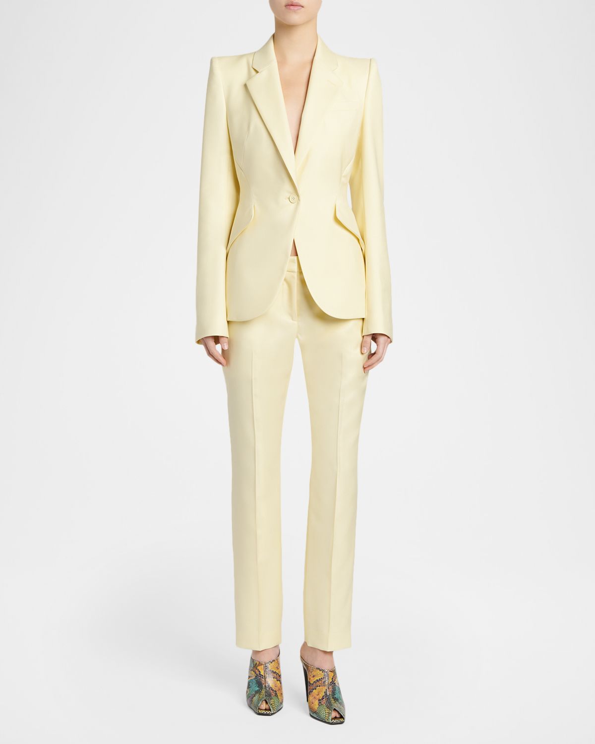 McQueen Low-Rise Cigarette Trousers