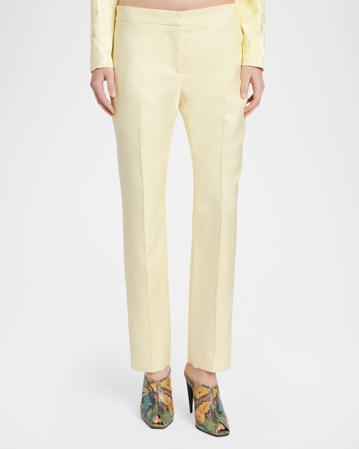 McQueen Low-Rise Cigarette Trousers | Thumbnail 4