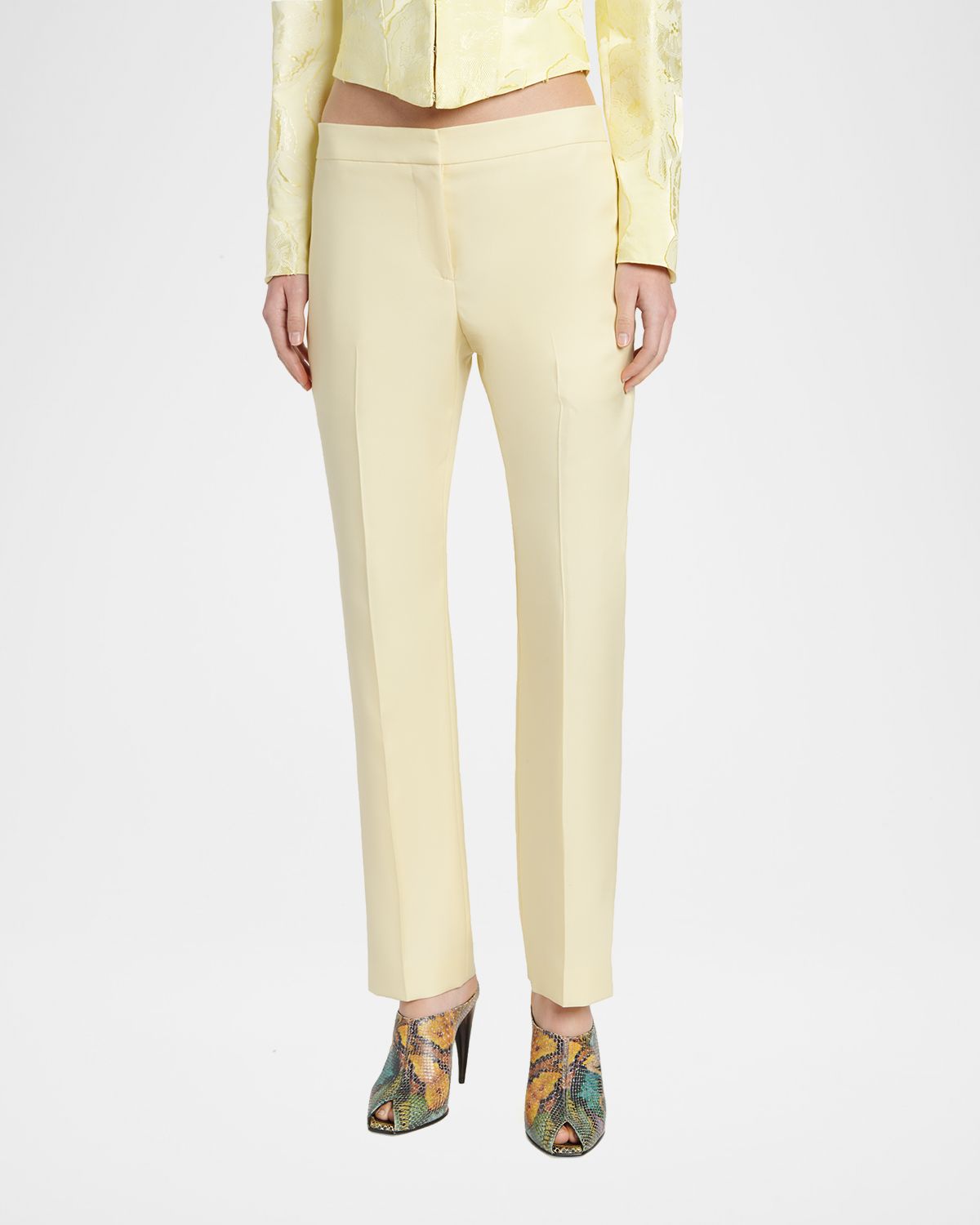 McQueen Low-Rise Cigarette Trousers | Thumbnail 4 McQueen Low-Rise Cigarette Trousers | Thumbnail 4