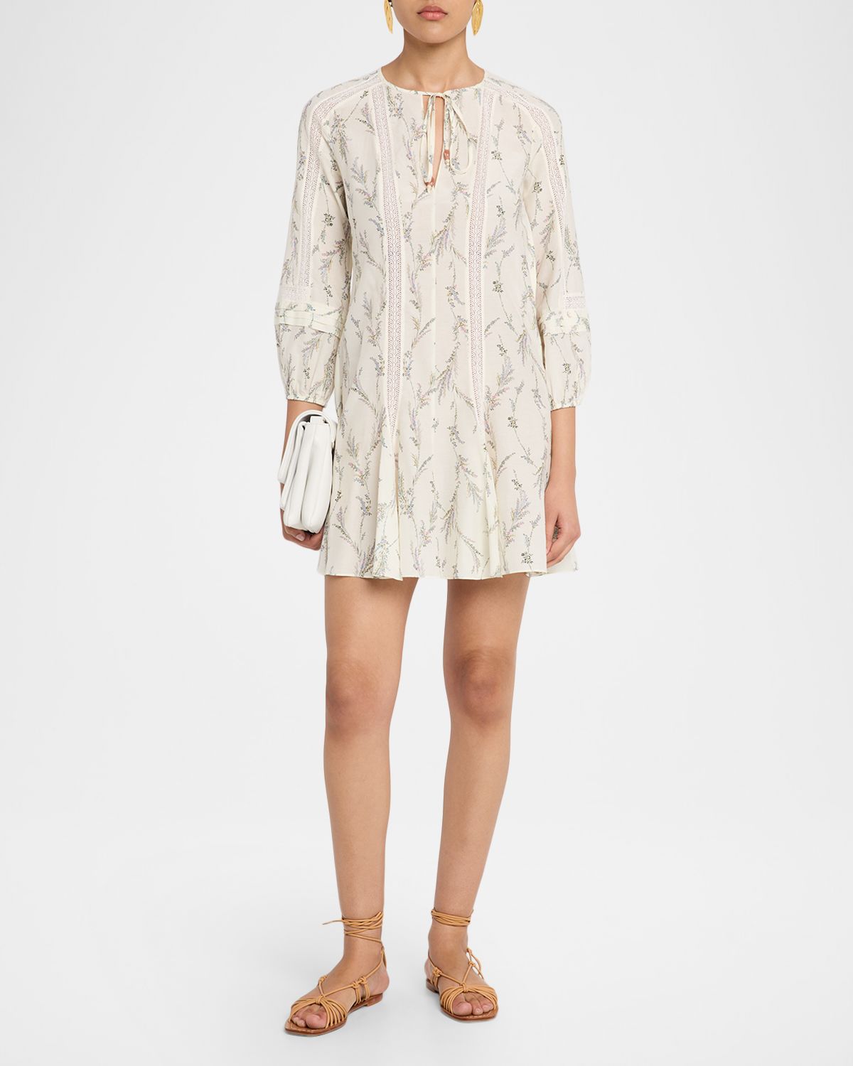 Veronica Beard Ollian Floral Mini Dress