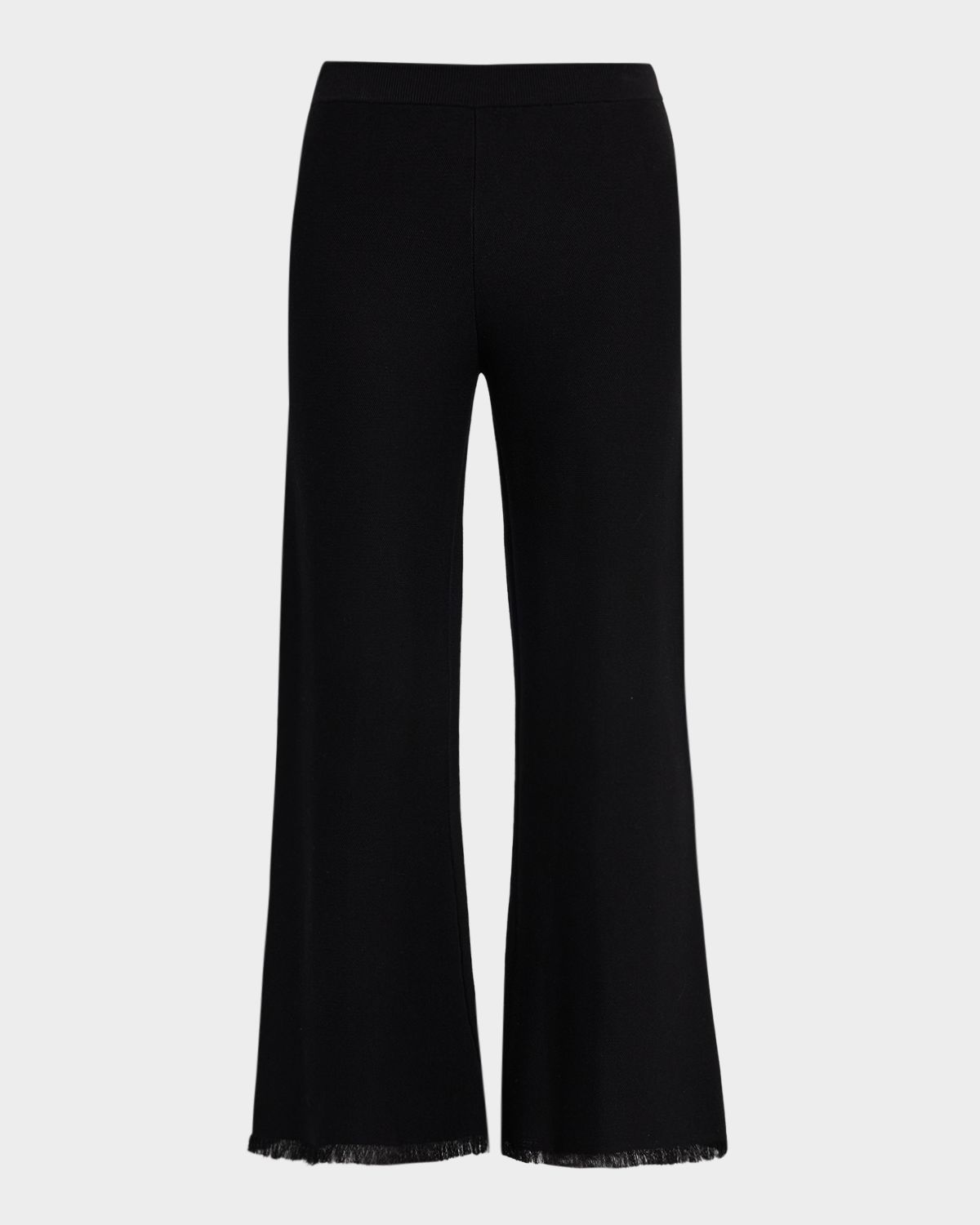 Kobi Halperin Valley Fringe-Hem Pique Knit Pants