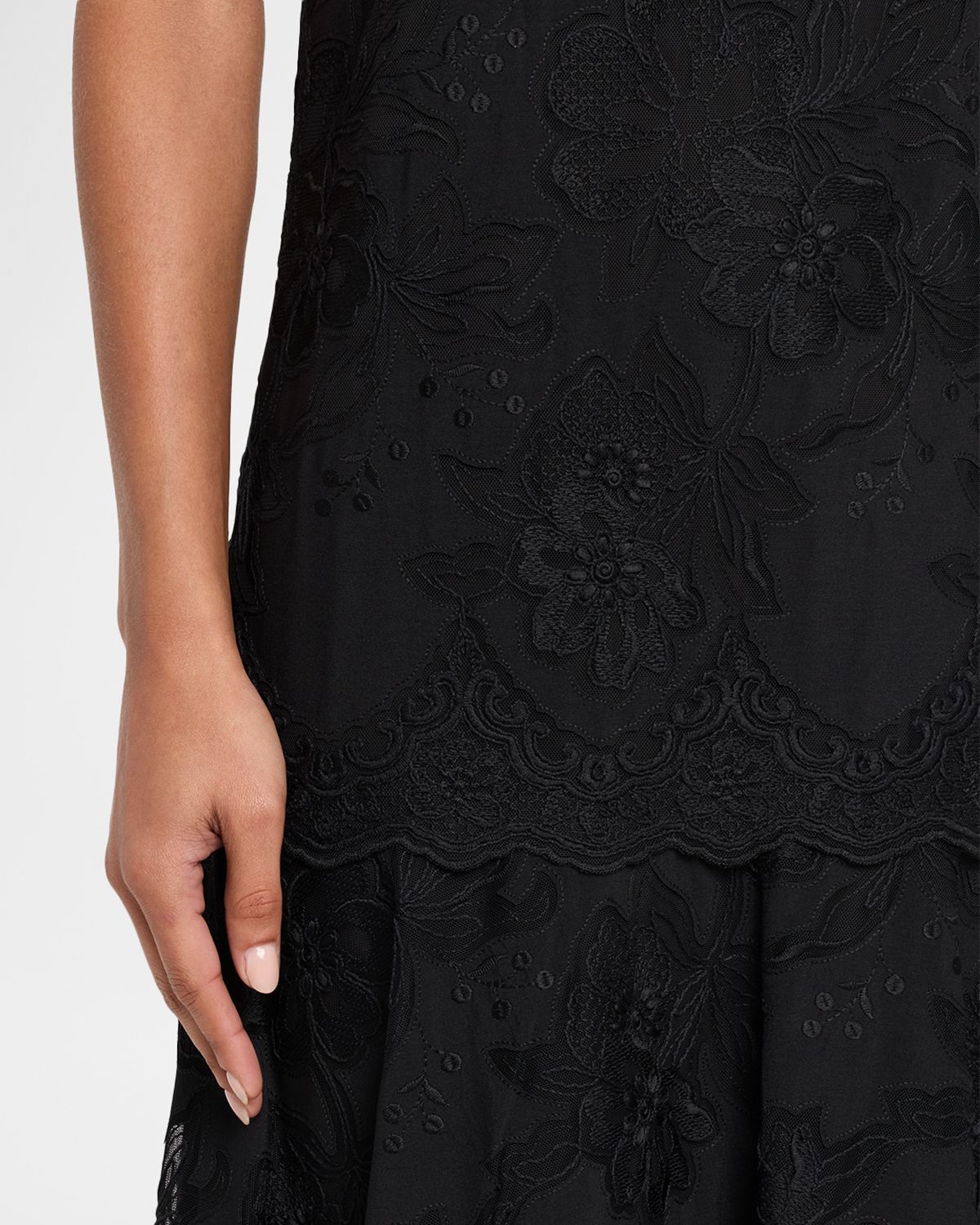 Kobi Halperin Robbie Embroidered Lace-Trim Maxi Dress | Thumbnail 5 Kobi Halperin Robbie Embroidered Lace-Trim Maxi Dress | Thumbnail 5