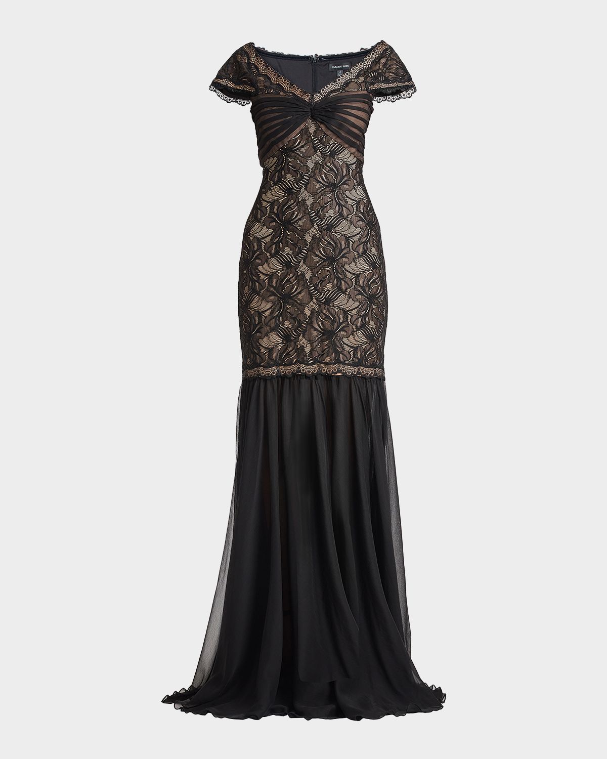 Tadashi Shoji Floral Lace Mermaid Gown | Thumbnail 6 Tadashi Shoji Floral Lace Mermaid Gown | Thumbnail 6