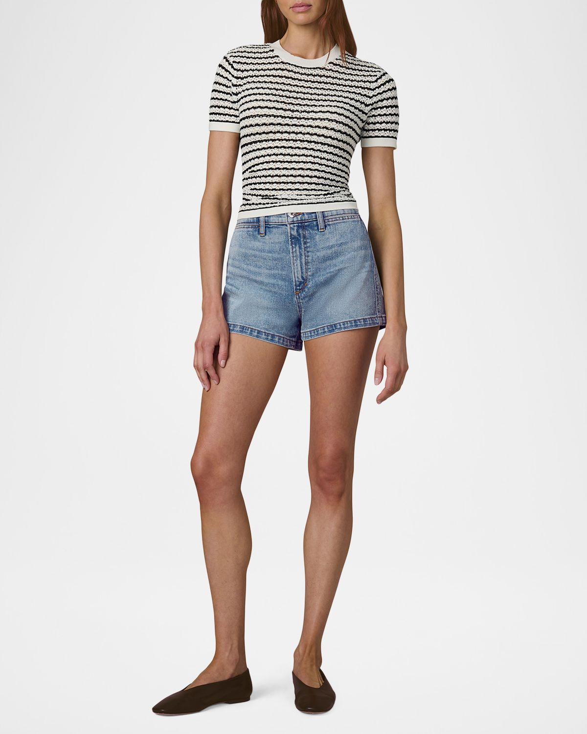 Joe 's Jeans The Crochet Baby Tee