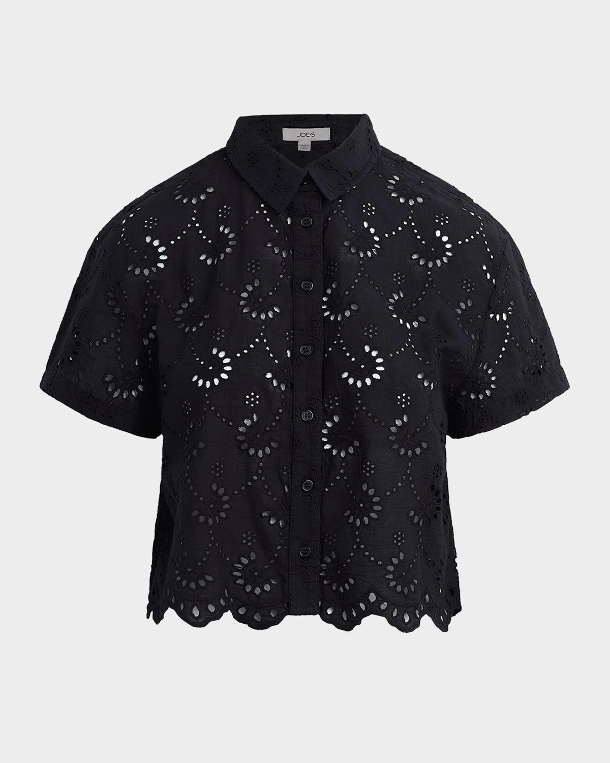 Joe 's Jeans The Eyelet Short-Sleeve Shirt