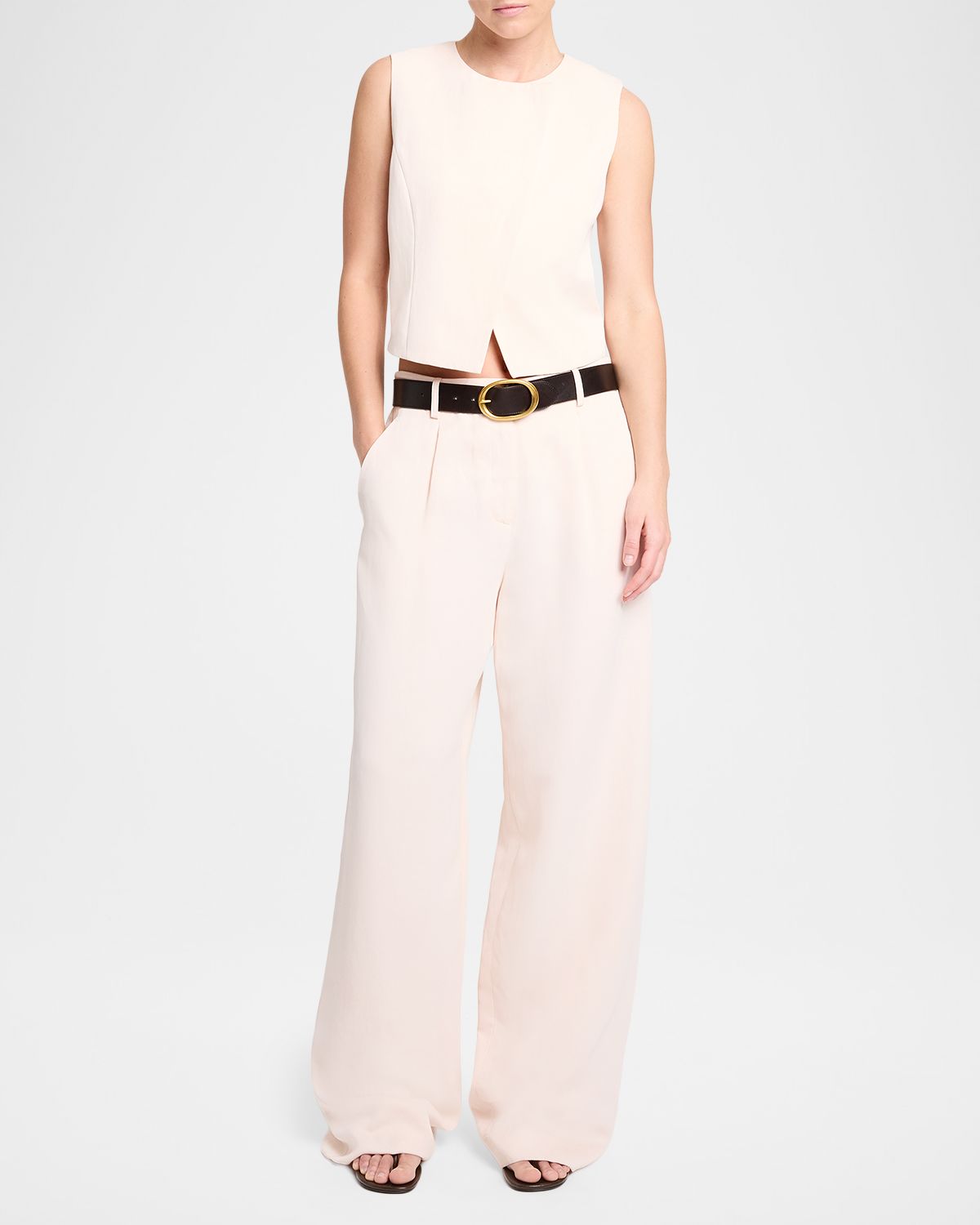 TWP High-Neck Hidden Placket Vest | Thumbnail 5 TWP High-Neck Hidden Placket Vest | Thumbnail 5