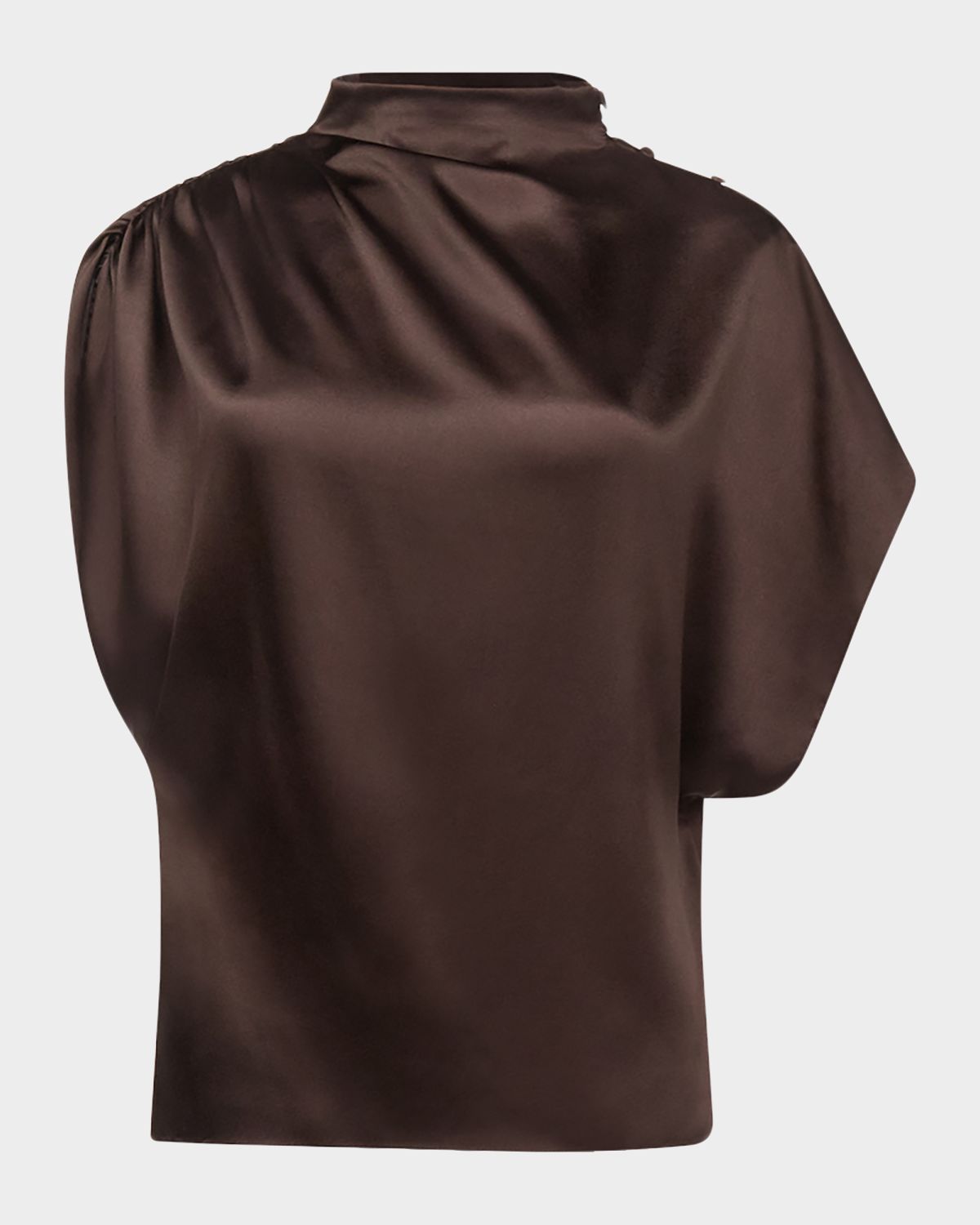 TWP Wish You Would Draped Silk Blouse | Thumbnail 6