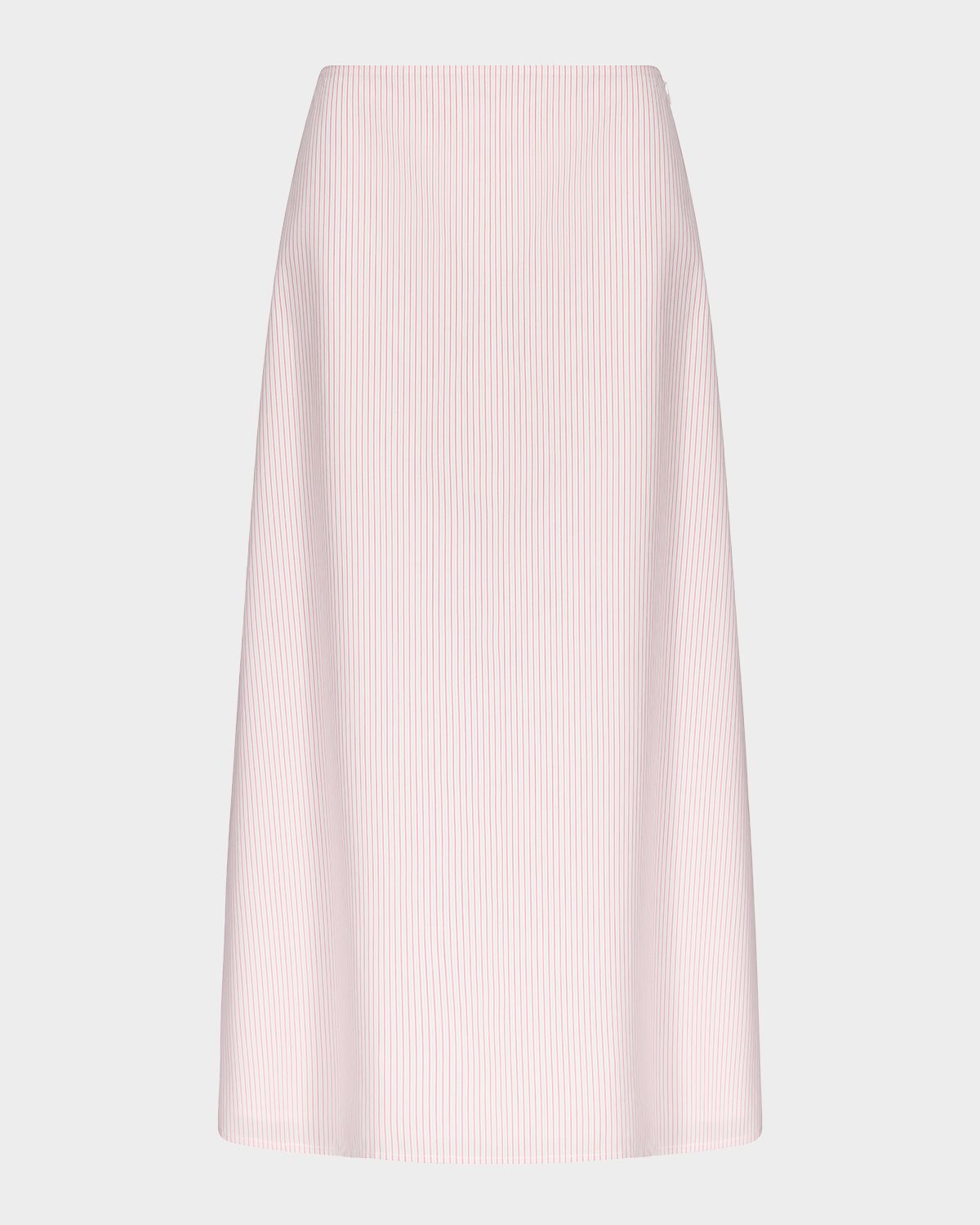 TWP Striped Cotton A-Line Skirt