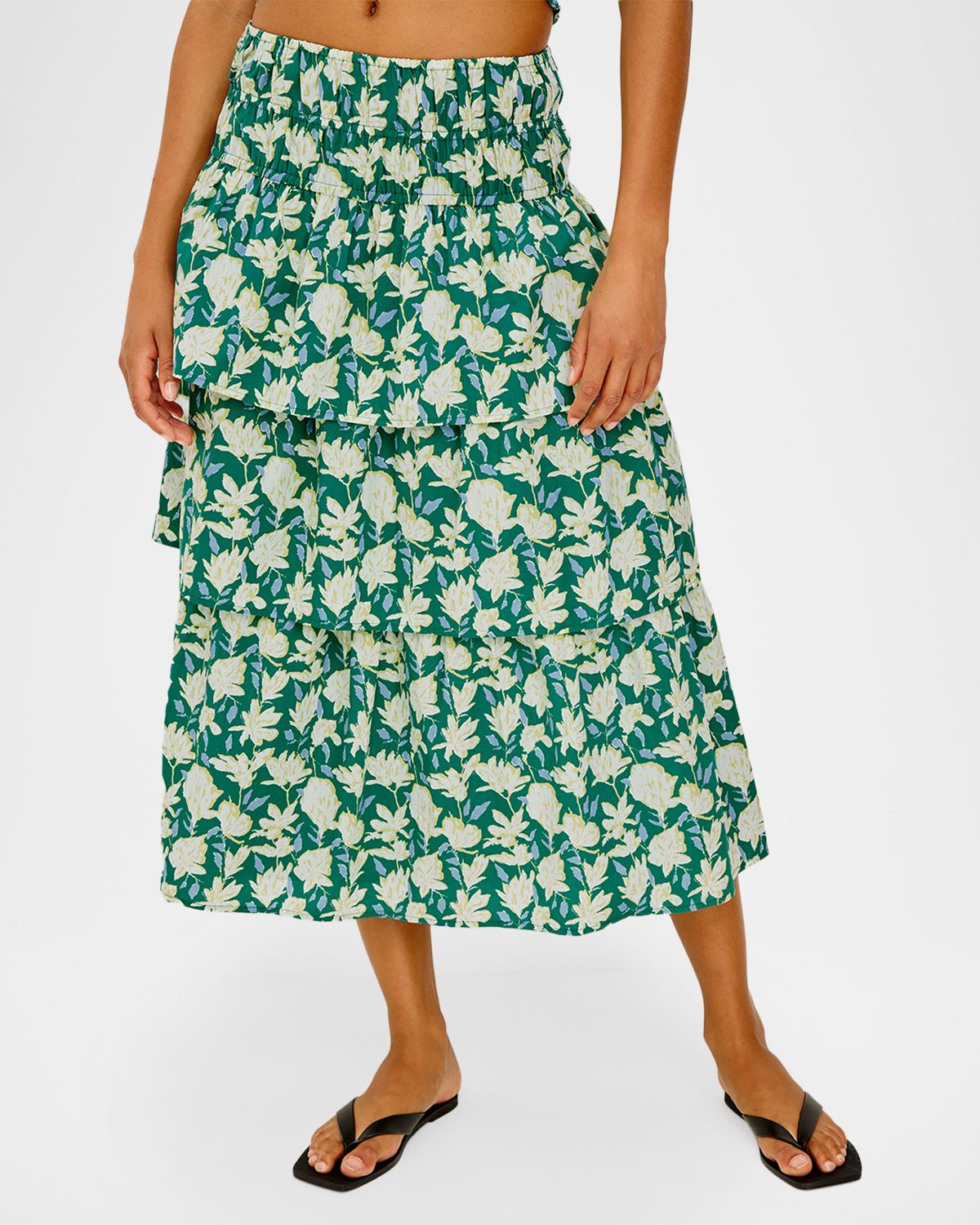 Rails Belle Floral Tiered Midi Skirt | Thumbnail 3 Rails Belle Floral Tiered Midi Skirt | Thumbnail 3