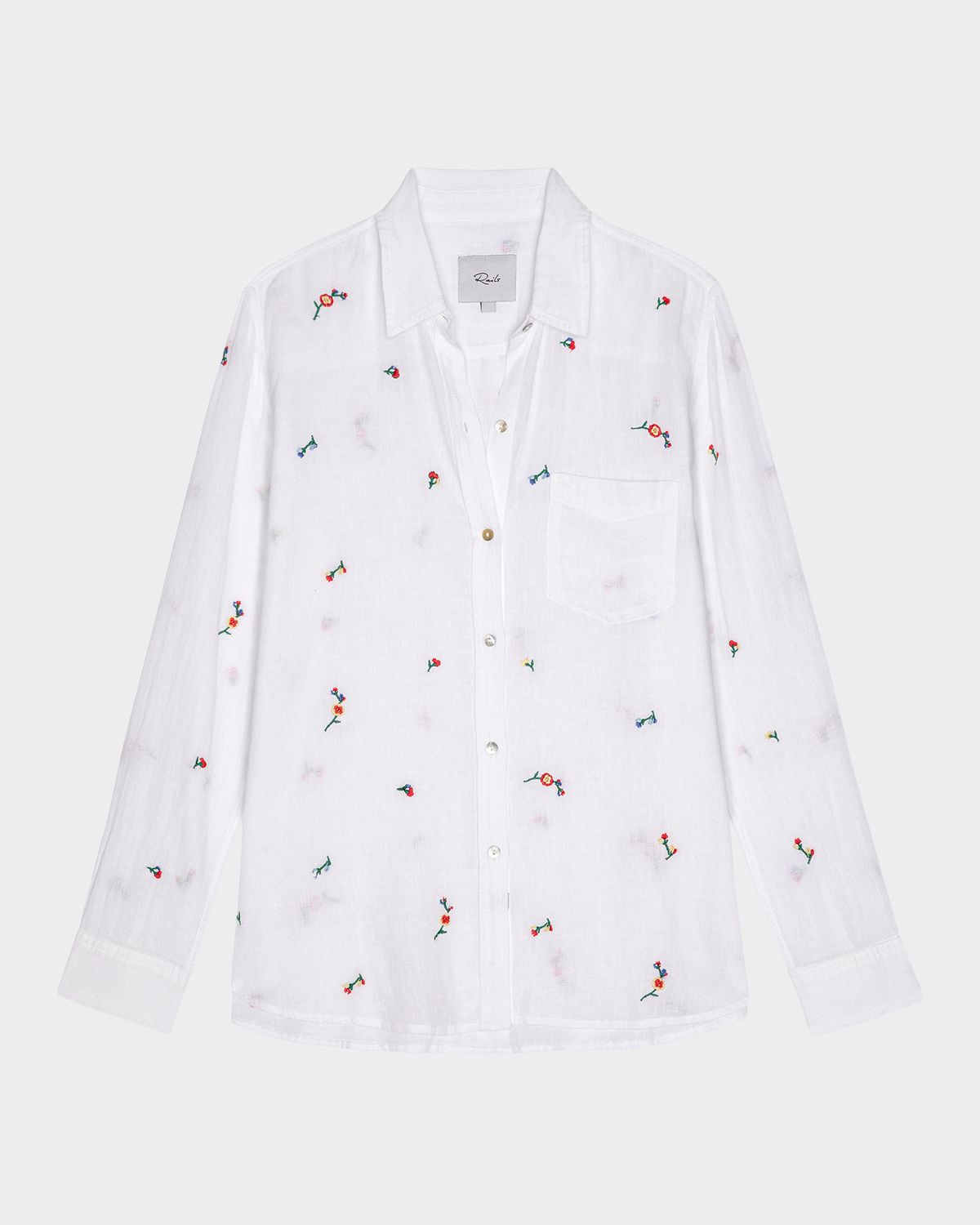Rails Charli Embroidered Linen Shirt | Thumbnail 7 Rails Charli Embroidered Linen Shirt | Thumbnail 7