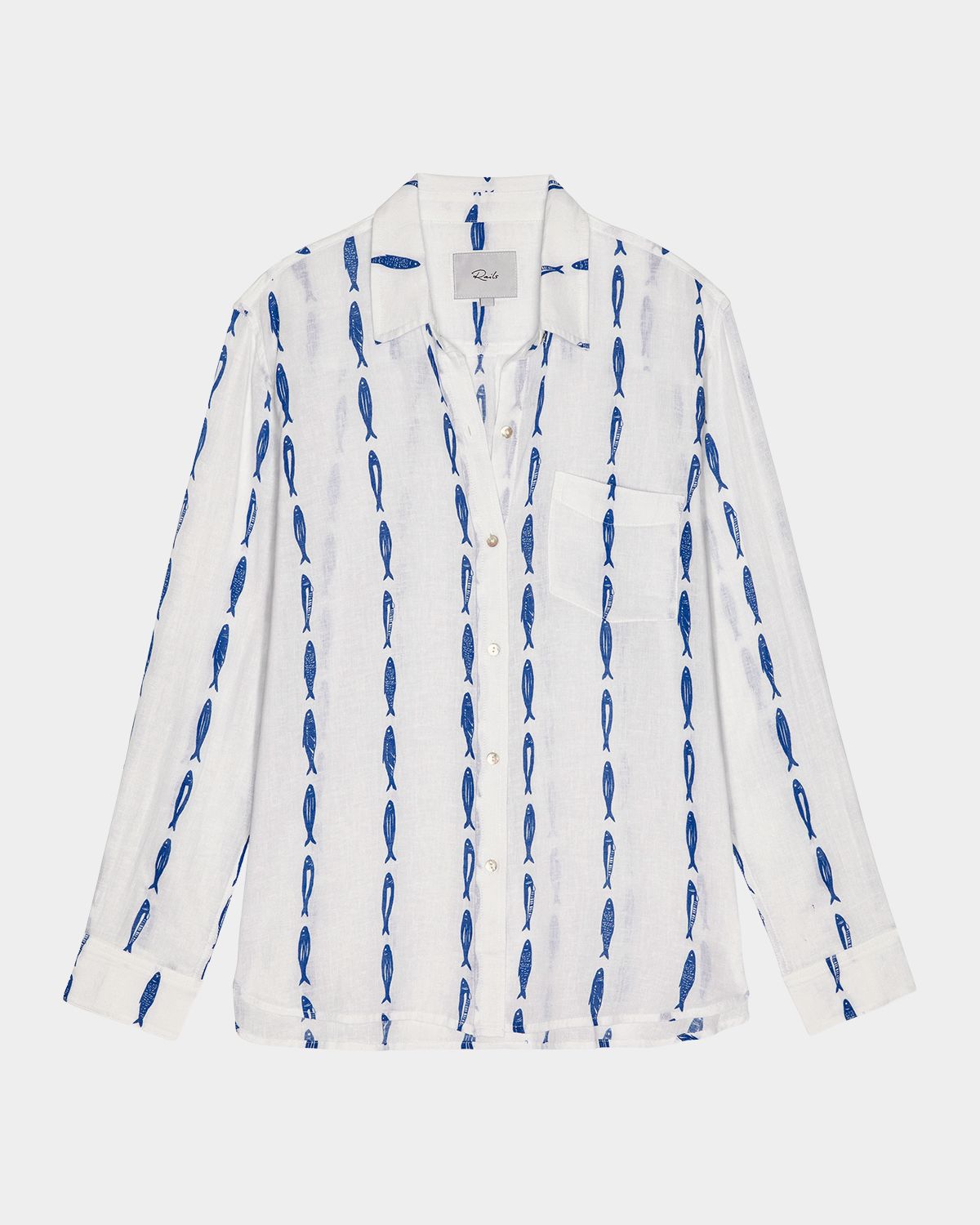 Rails Charli Printed Linen Shirt | Thumbnail 8 Rails Charli Printed Linen Shirt | Thumbnail 8