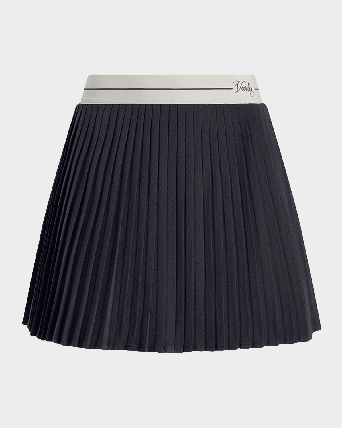 Varley Clemency High-Rise Pleated Miniskort