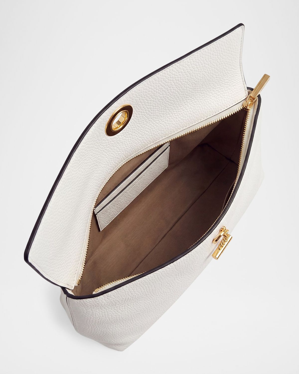 Veronica Beard Anchor Leather Fold-Over Clutch Bag | Thumbnail 3 Veronica Beard Anchor Leather Fold-Over Clutch Bag | Thumbnail 3