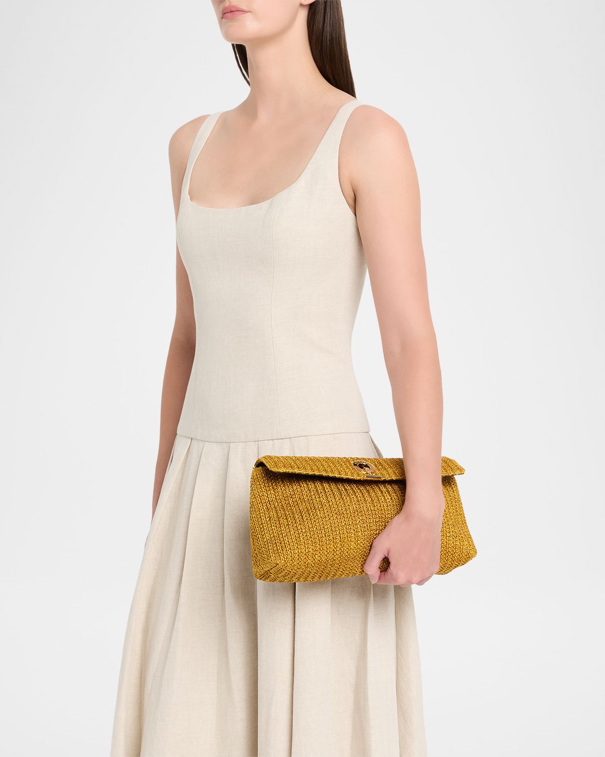 Veronica Beard Anchor Raffia Clutch | Thumbnail 2 Veronica Beard Anchor Raffia Clutch | Thumbnail 2