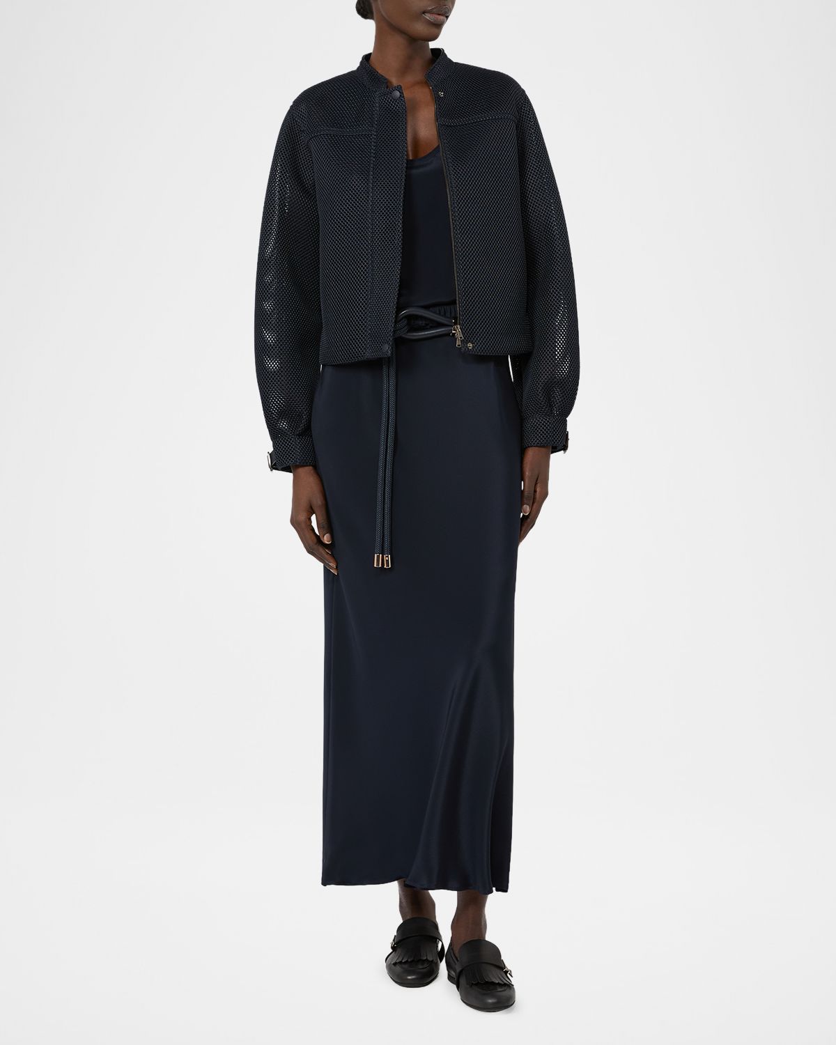 Max Mara Mesh Zip Jacket | Thumbnail 5 Max Mara Mesh Zip Jacket | Thumbnail 5