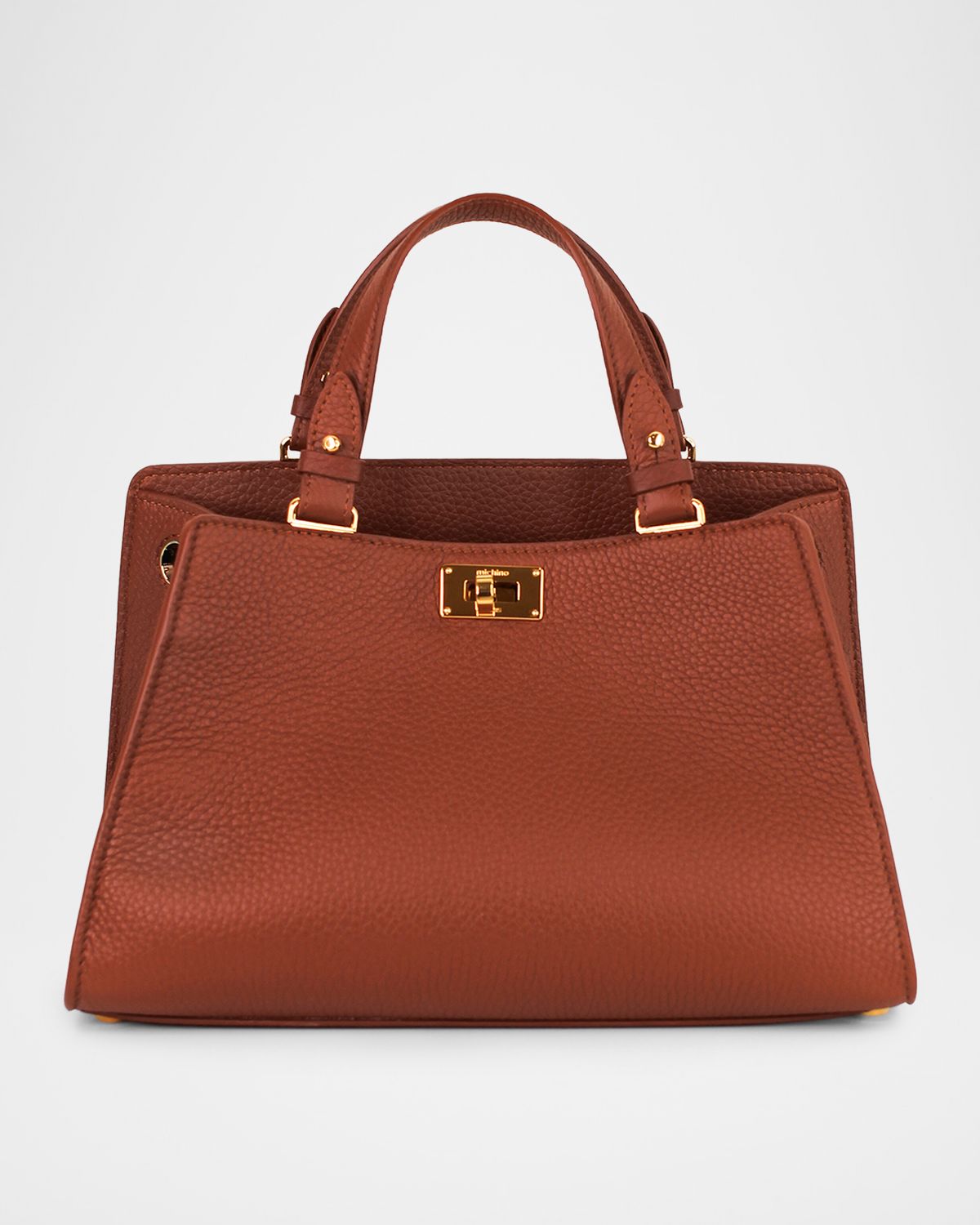 Michino Paris Trocadero Mini Leather Top-Handle Bag