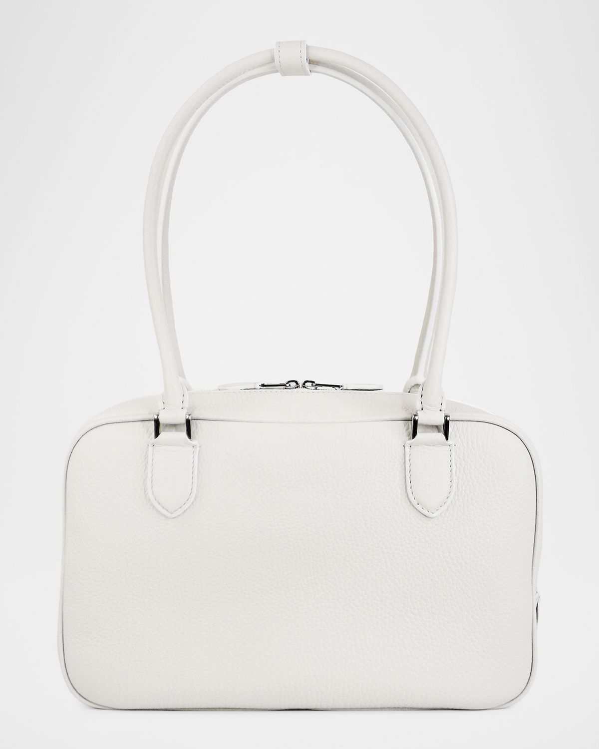 Michino Paris Tuilerie PM Leather Boston Top-Handle Bag