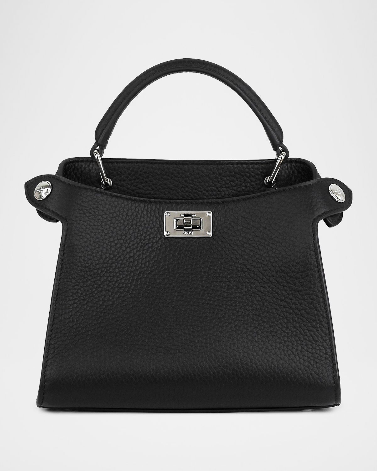 Michino Paris Lutece Nano Grained Leather Top-Handle Bag