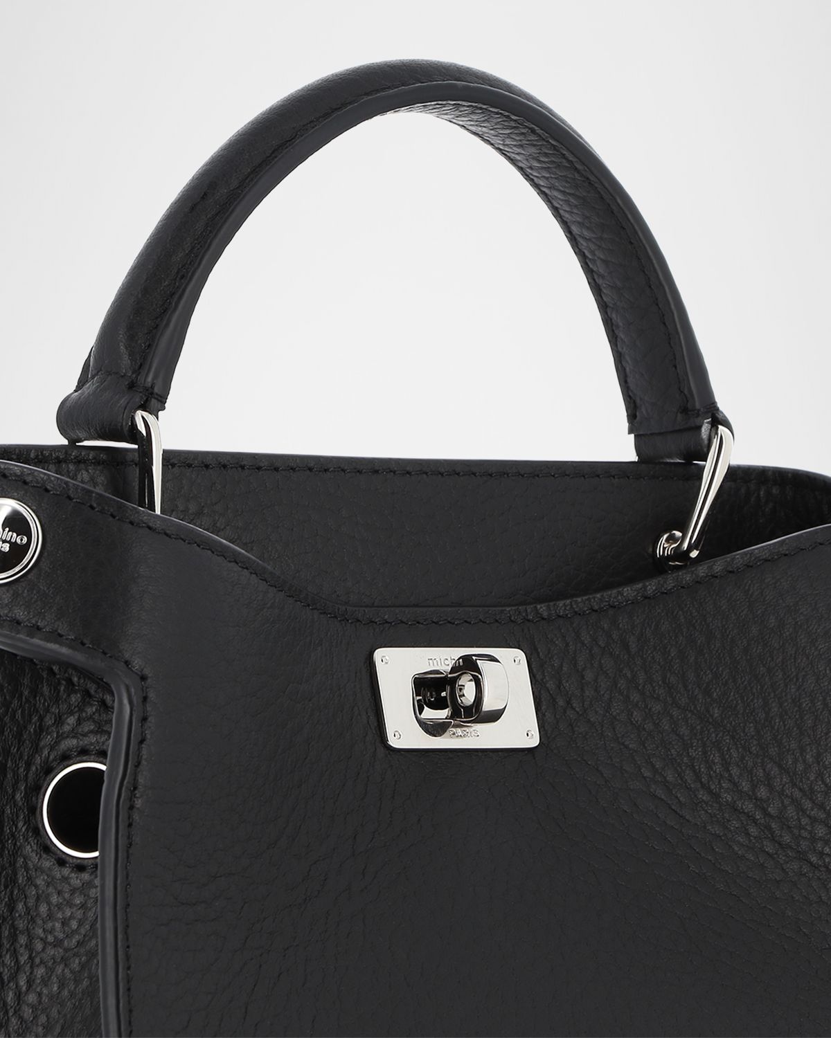 Michino Paris Lutece Nano Grained Leather Top-Handle Bag | Thumbnail 4 Michino Paris Lutece Nano Grained Leather Top-Handle Bag | Thumbnail 4