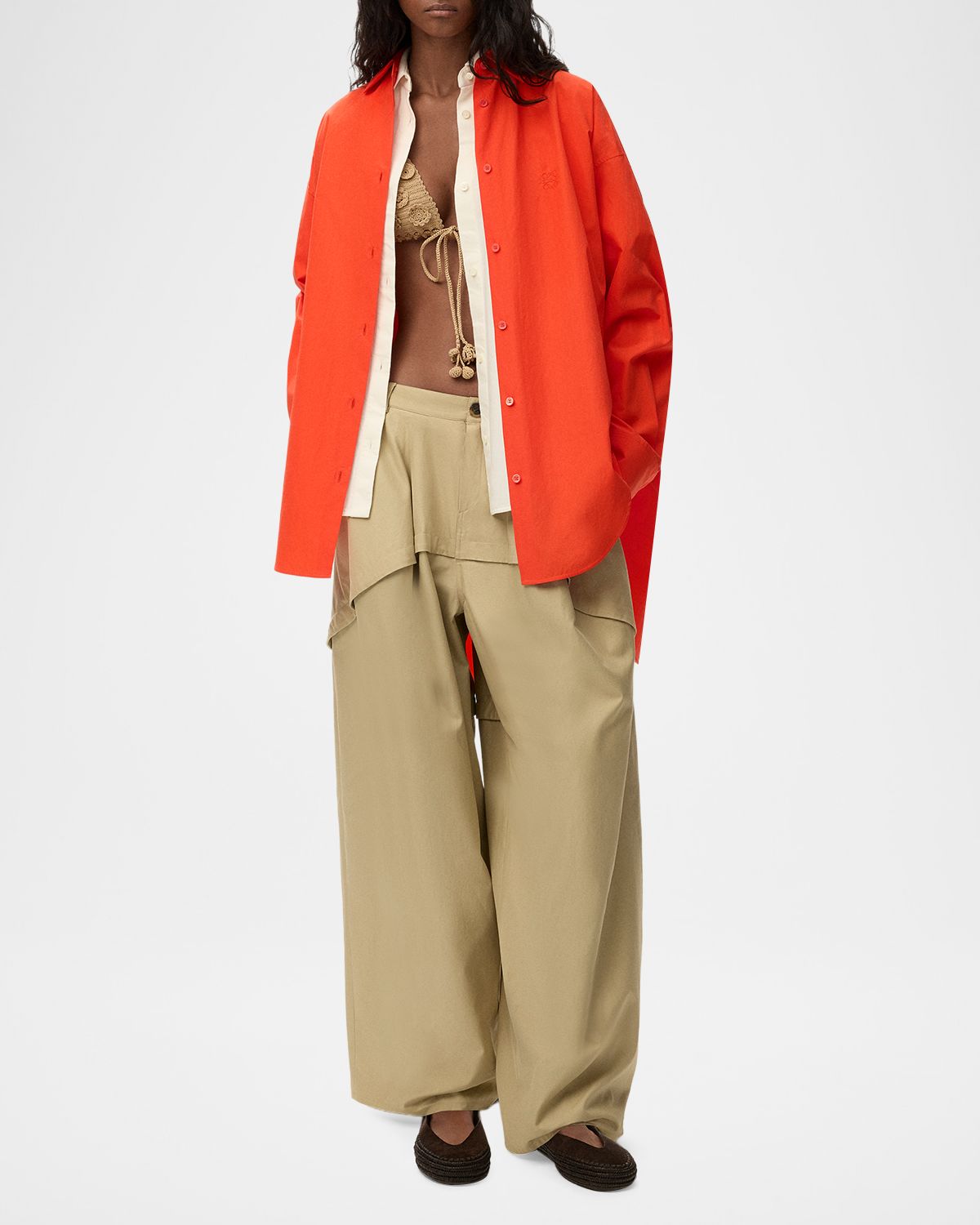 Loewe x Paula 's Ibiza Oversized Button-Down Shirt