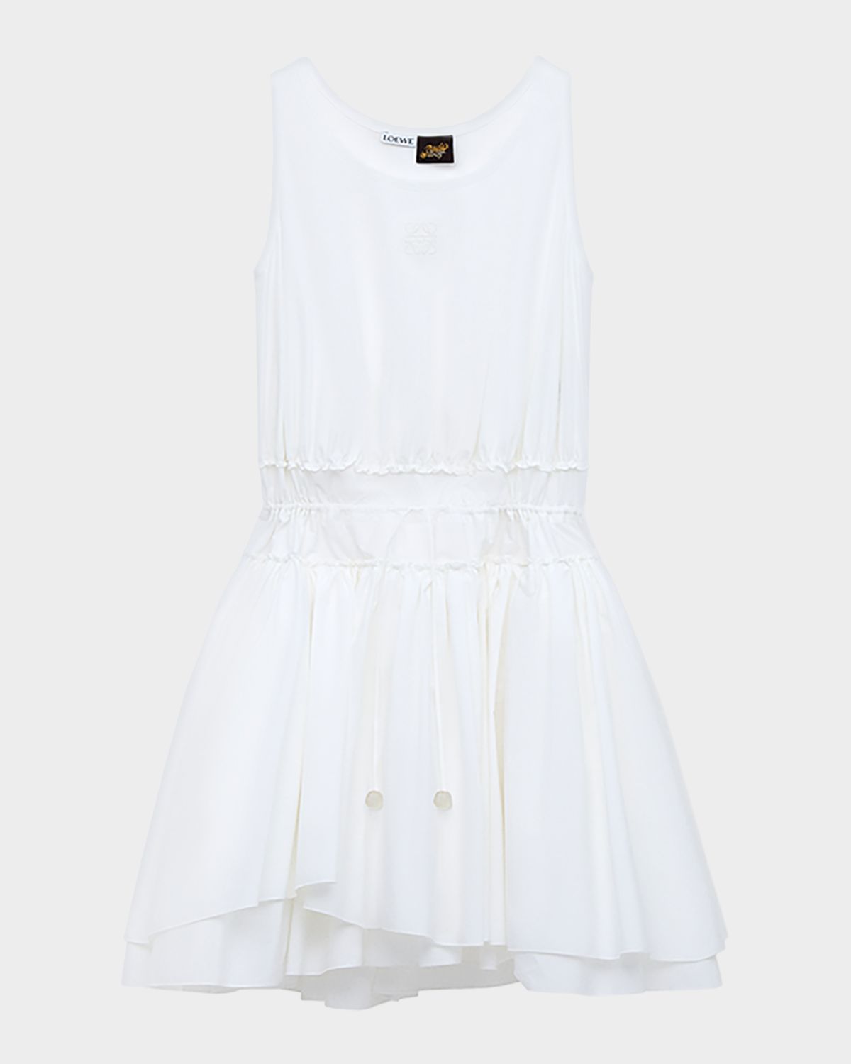 Loewe x Paula 's Ibiza Drawstring Mini Tank Dress