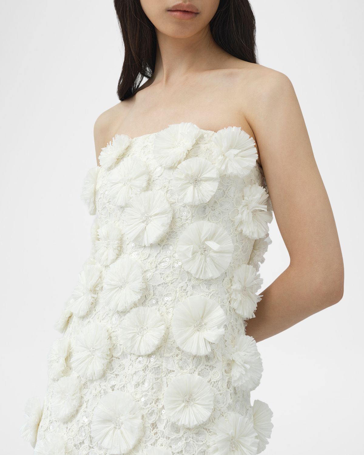 SIMKHAI Holland Floral Strapless Mini Dress | Thumbnail 5 SIMKHAI Holland Floral Strapless Mini Dress | Thumbnail 5