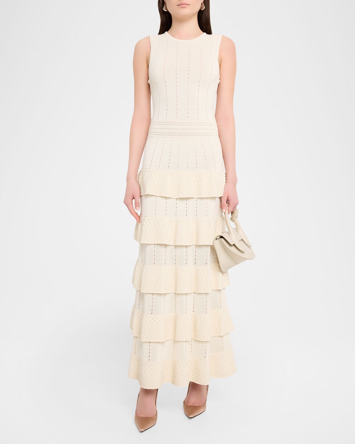 Lela Rose Bobble Knit Piper Dress | Thumbnail 4 Lela Rose Bobble Knit Piper Dress | Thumbnail 4
