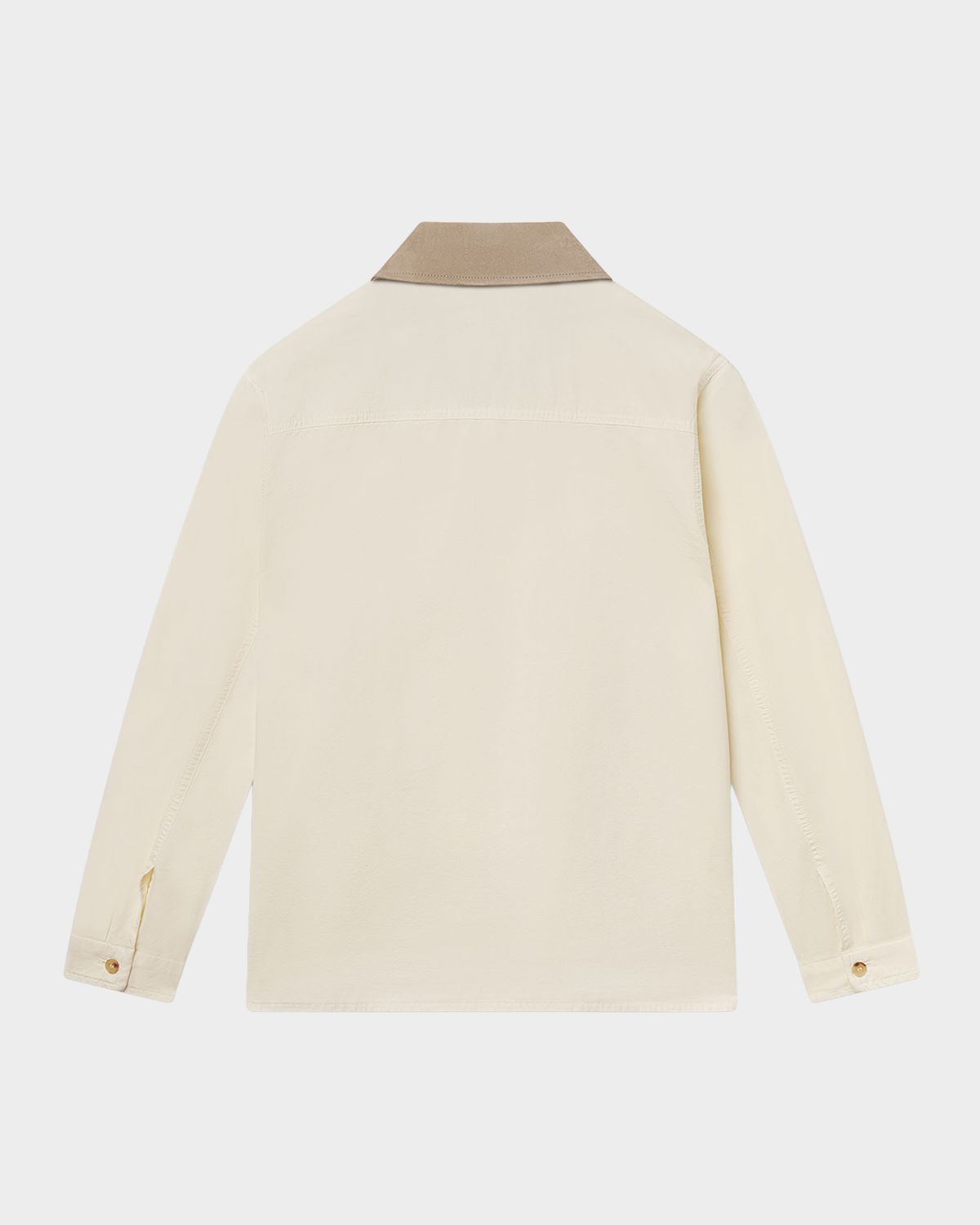 FRAME Men 's Corduroy-Collar Canvas Shirt Jacket | Thumbnail 6