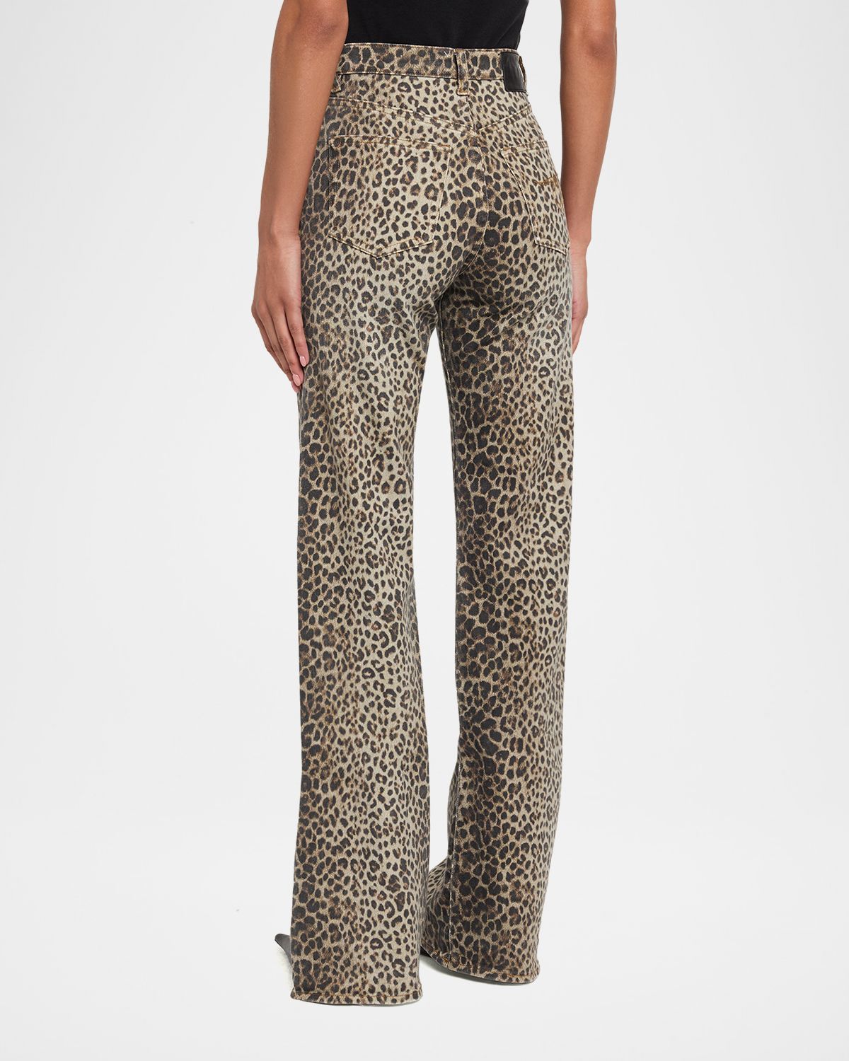 R13 Jane Wide-Leg Leopard Jeans | Thumbnail 3 R13 Jane Wide-Leg Leopard Jeans | Thumbnail 3
