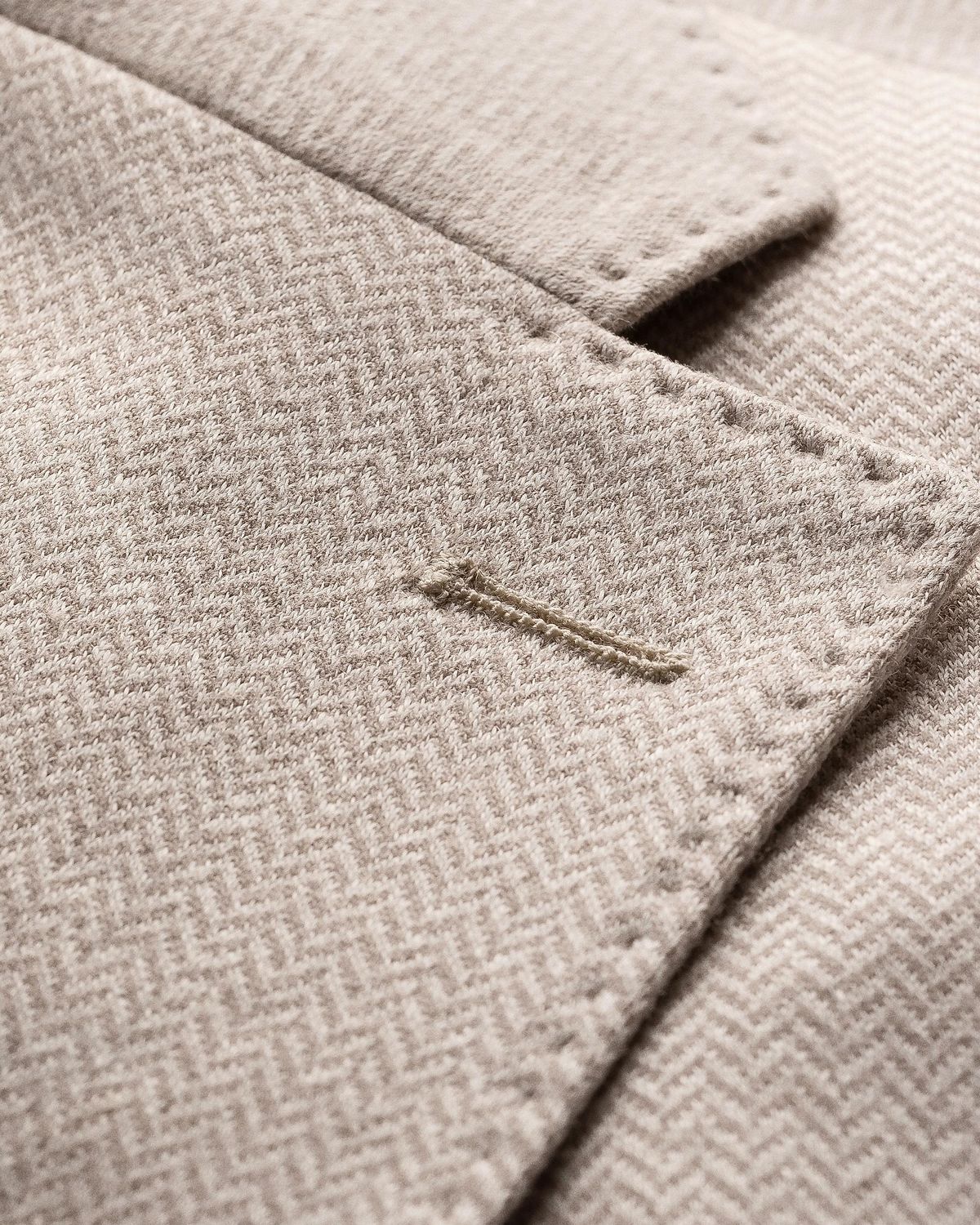Eton Herringbone Linen Jersey Soft Jacket | Thumbnail 6 Eton Herringbone Linen Jersey Soft Jacket | Thumbnail 6