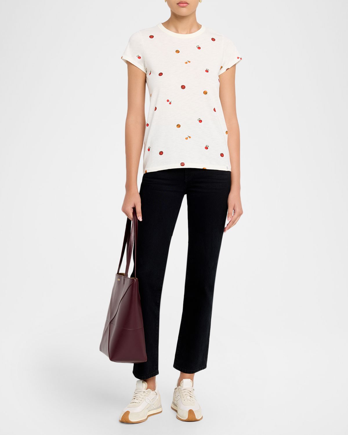 Rag & Bone All Over Tomato Baby Tee | Thumbnail 2