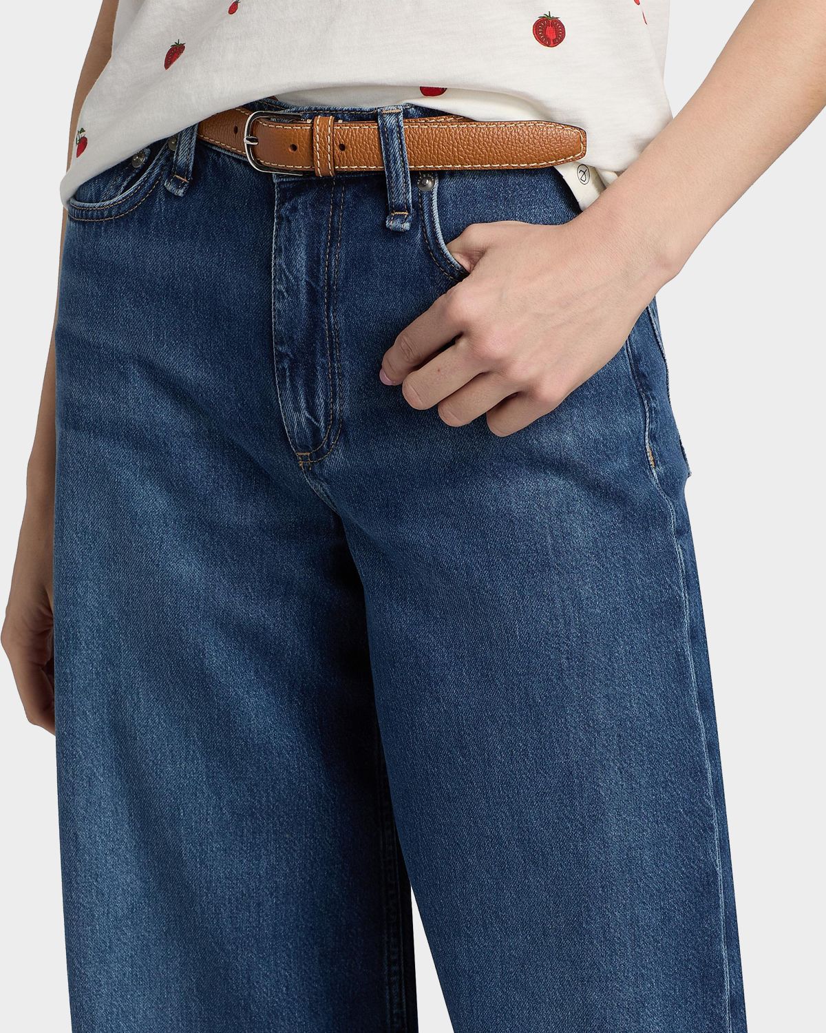 Rag & Bone Sofie Featherweight Denim Wide-Leg Jeans | Thumbnail 5