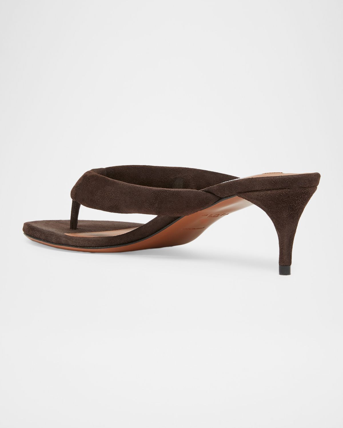 ALAIA 55mm Padded Suede Thong Sandals | Thumbnail 4