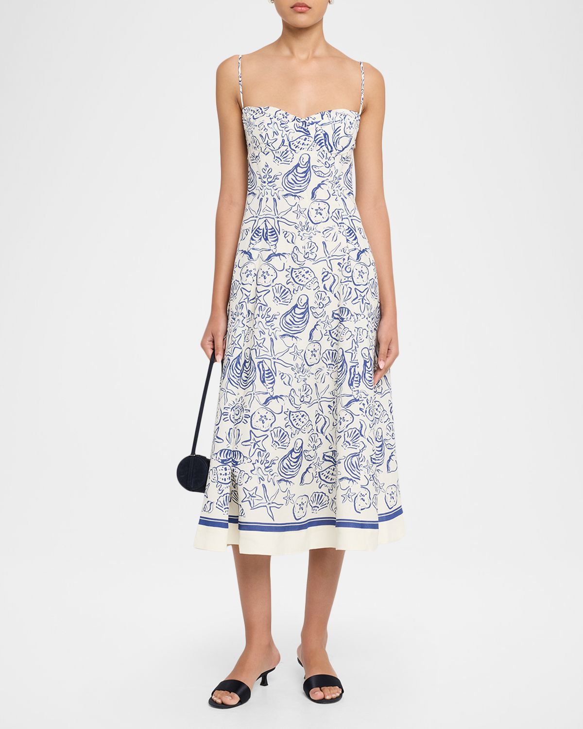 SIMKHAI Analise Bustier Midi Dress